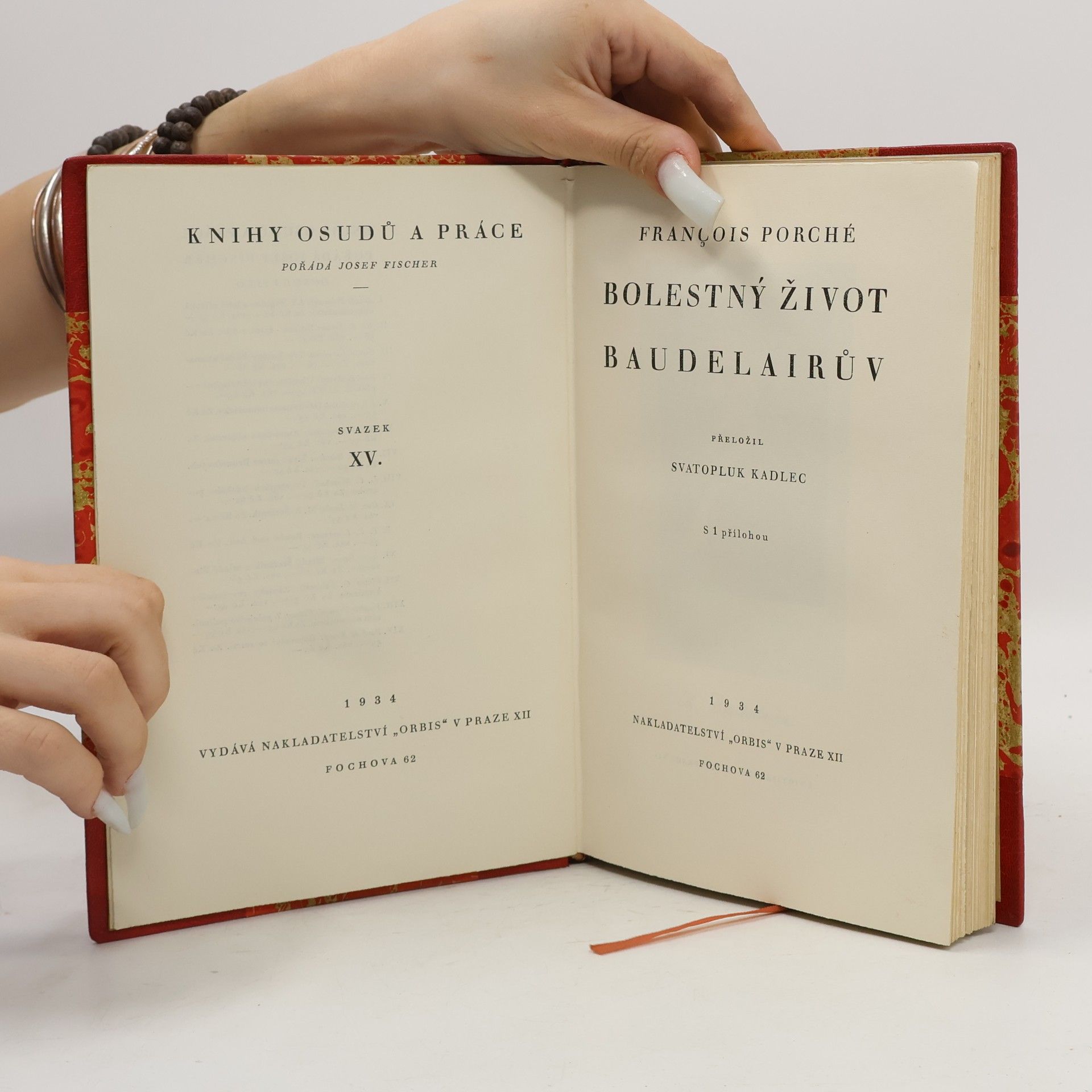 Francois Porché Bolestný život Baudelairův