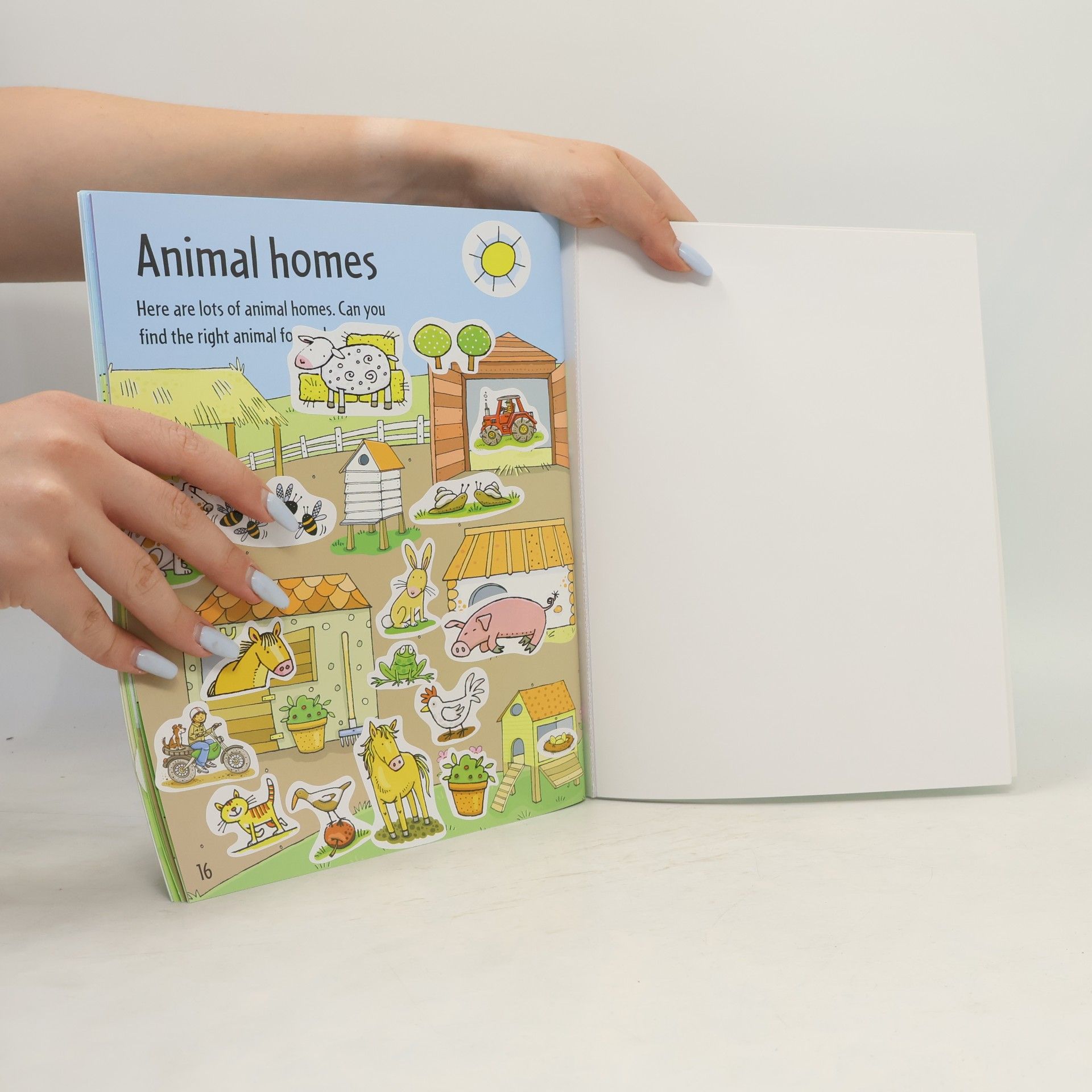 Sam Taplin Farm Sticker Book