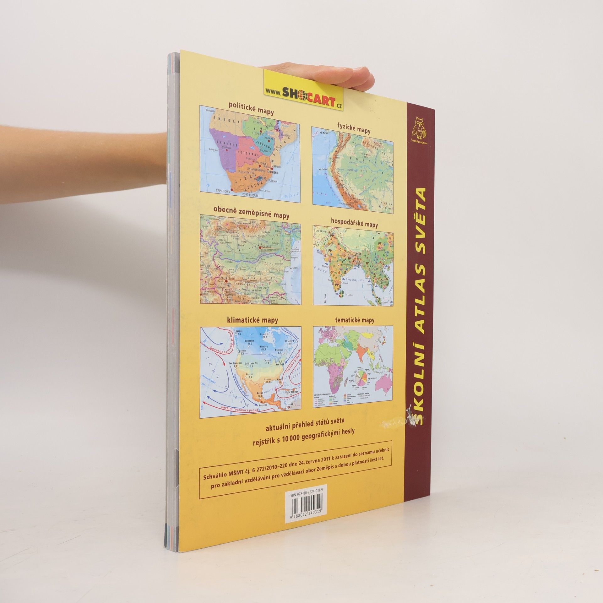 Pavla Tesaříková Školní atlas světa