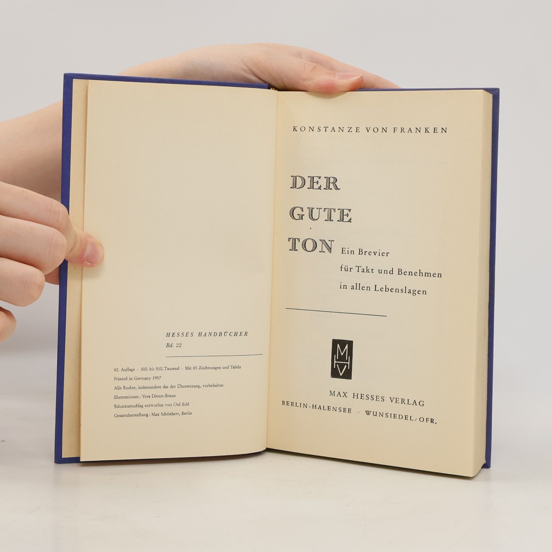 Walther von Kamptz-Borken Der gute Ton von heute