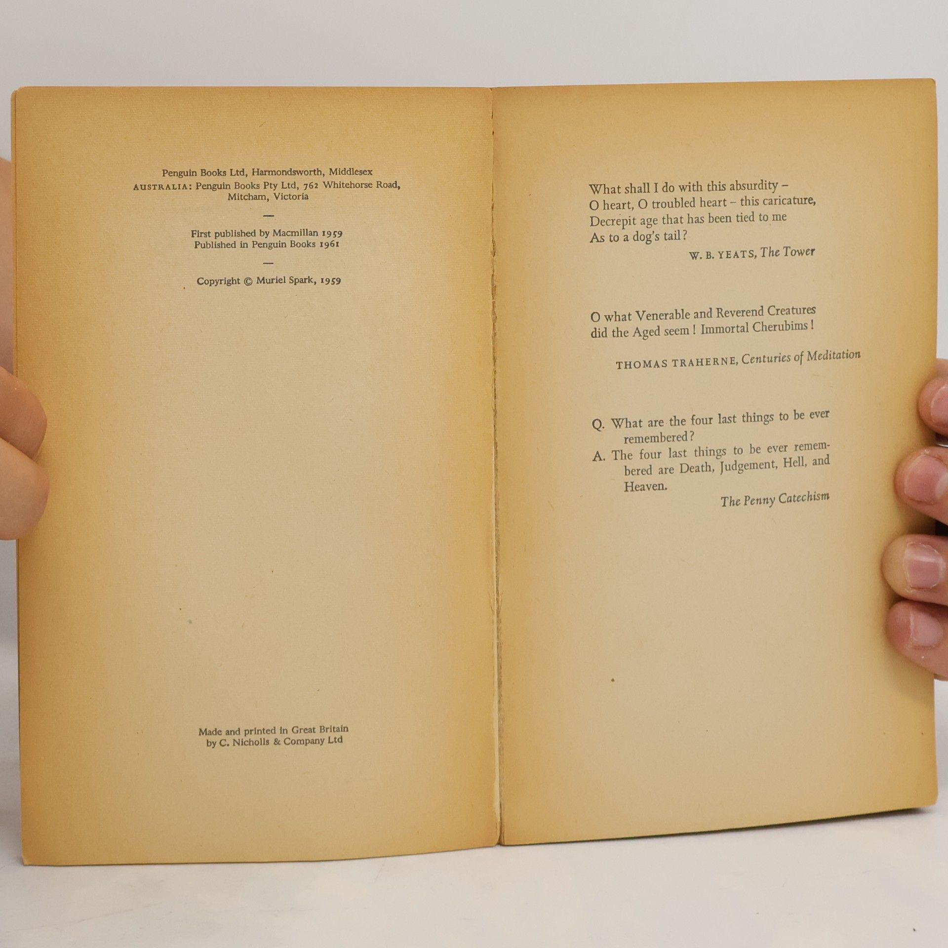 Muriel Spark Momento Mori