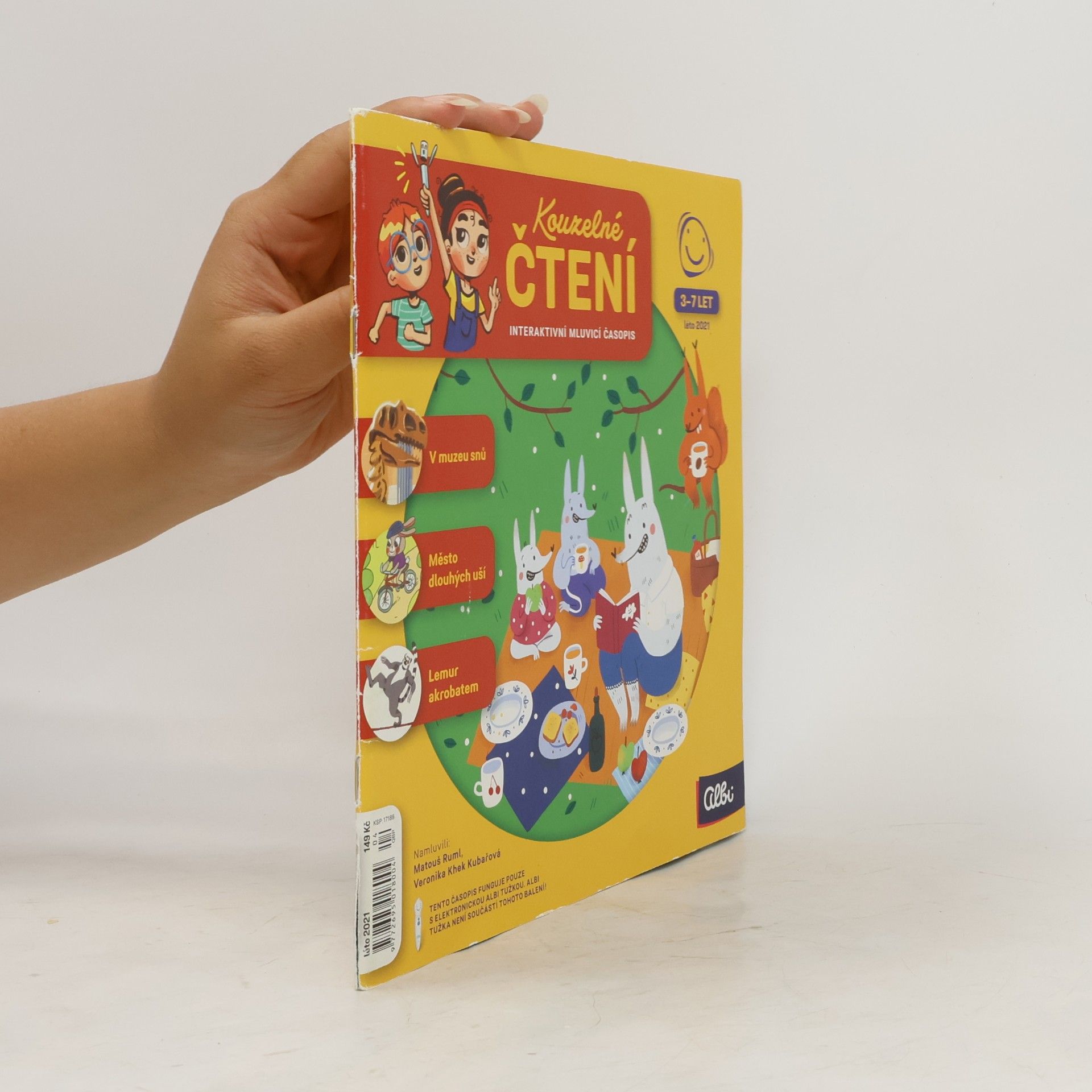 Various authors Kouzelné čtení. Interaktivní mluvicí časopis. Léto 2021