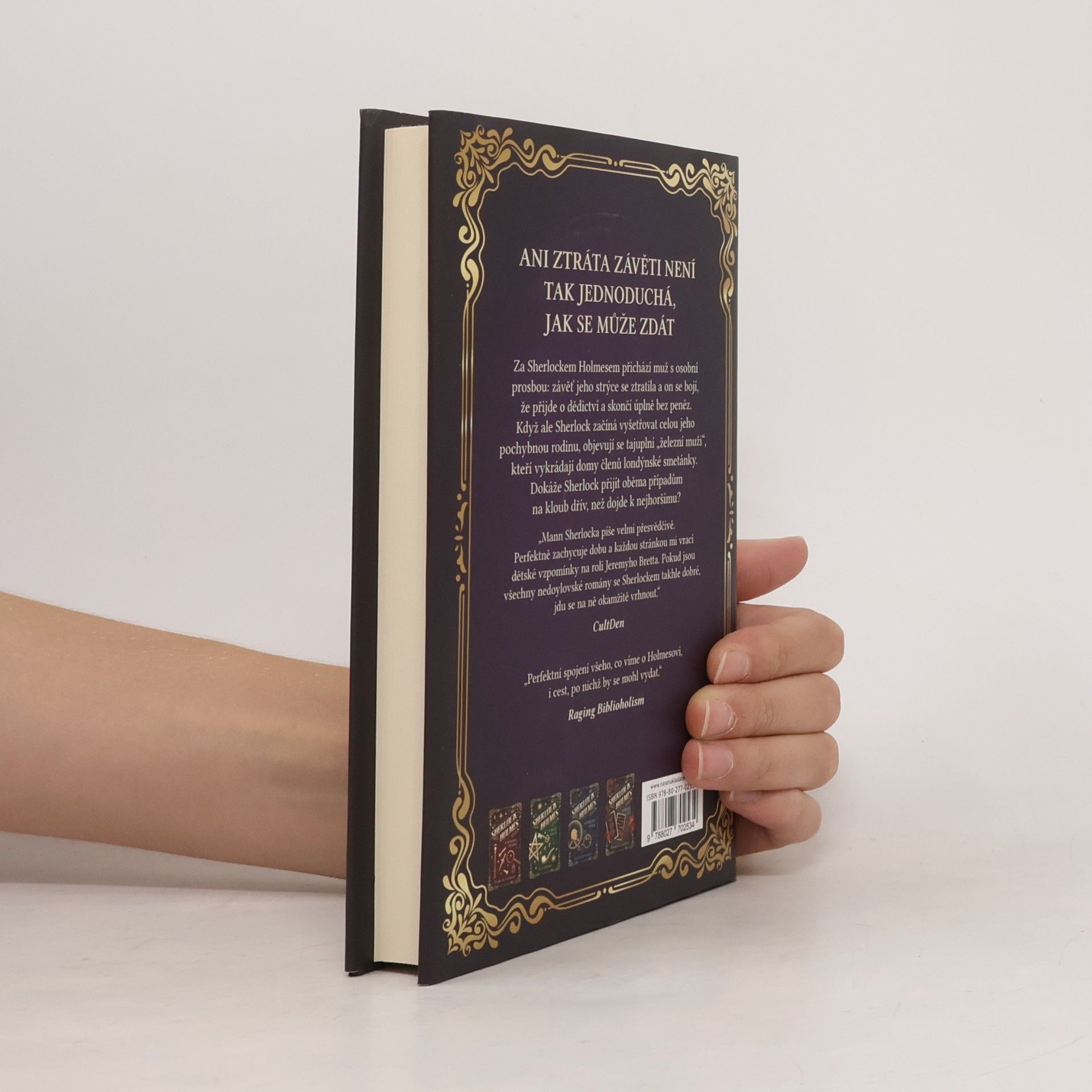 George Mann Sherlock Holmes a ztracená závěť