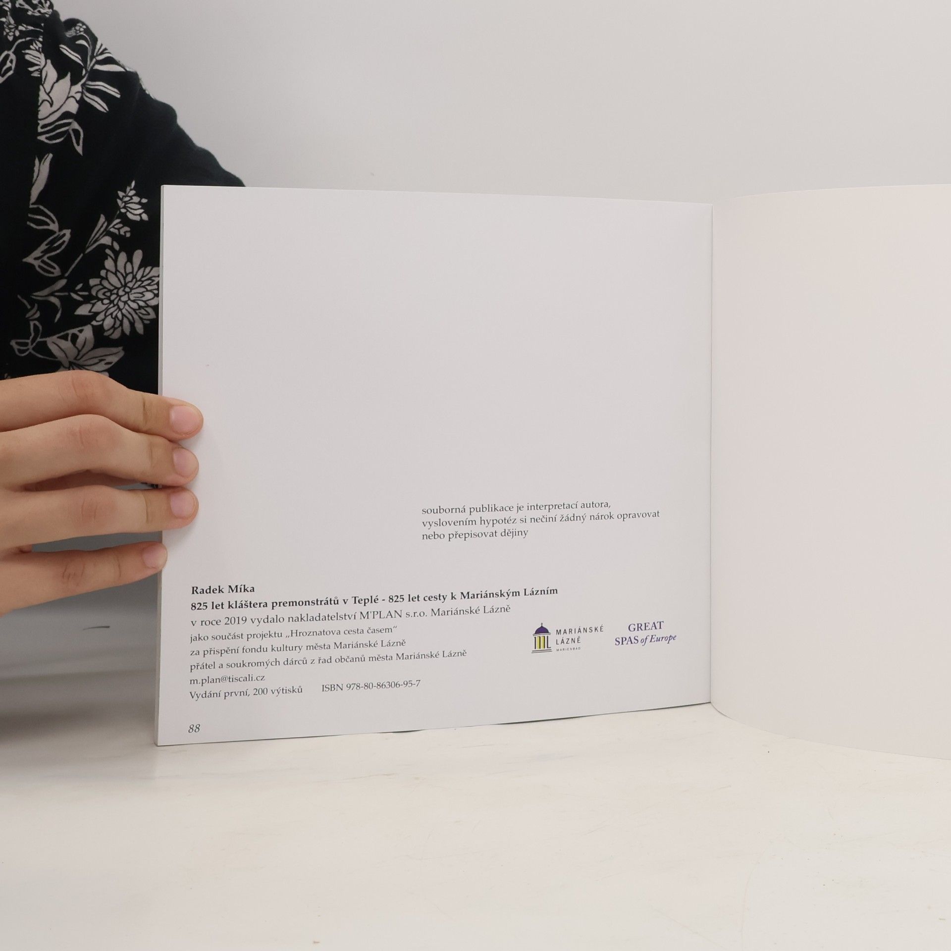 Radek Míka 825 let kláštera premonstrátů v Teplé - 825 let cesty k Mariánským Lázním
