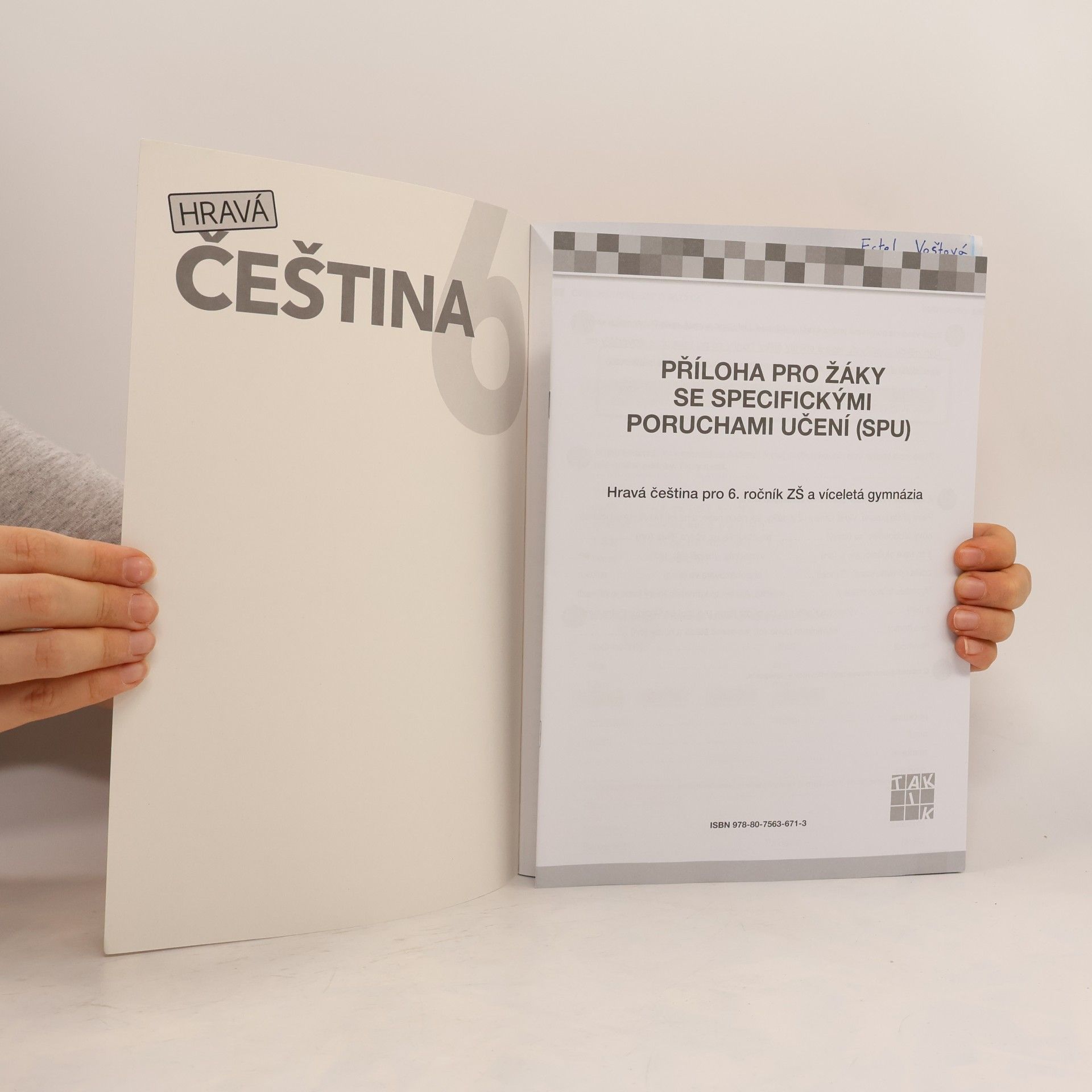Kolektiv autorů Hravá čeština 6 - učebnice