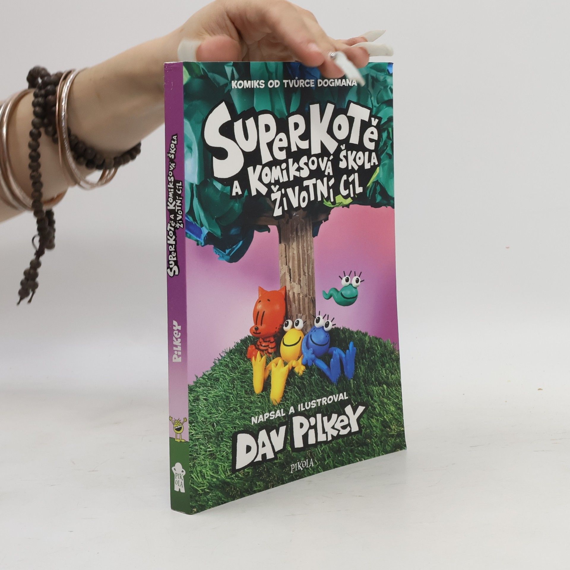 Dav Pilkey Superkotě a komiksová škola: Životní cíl