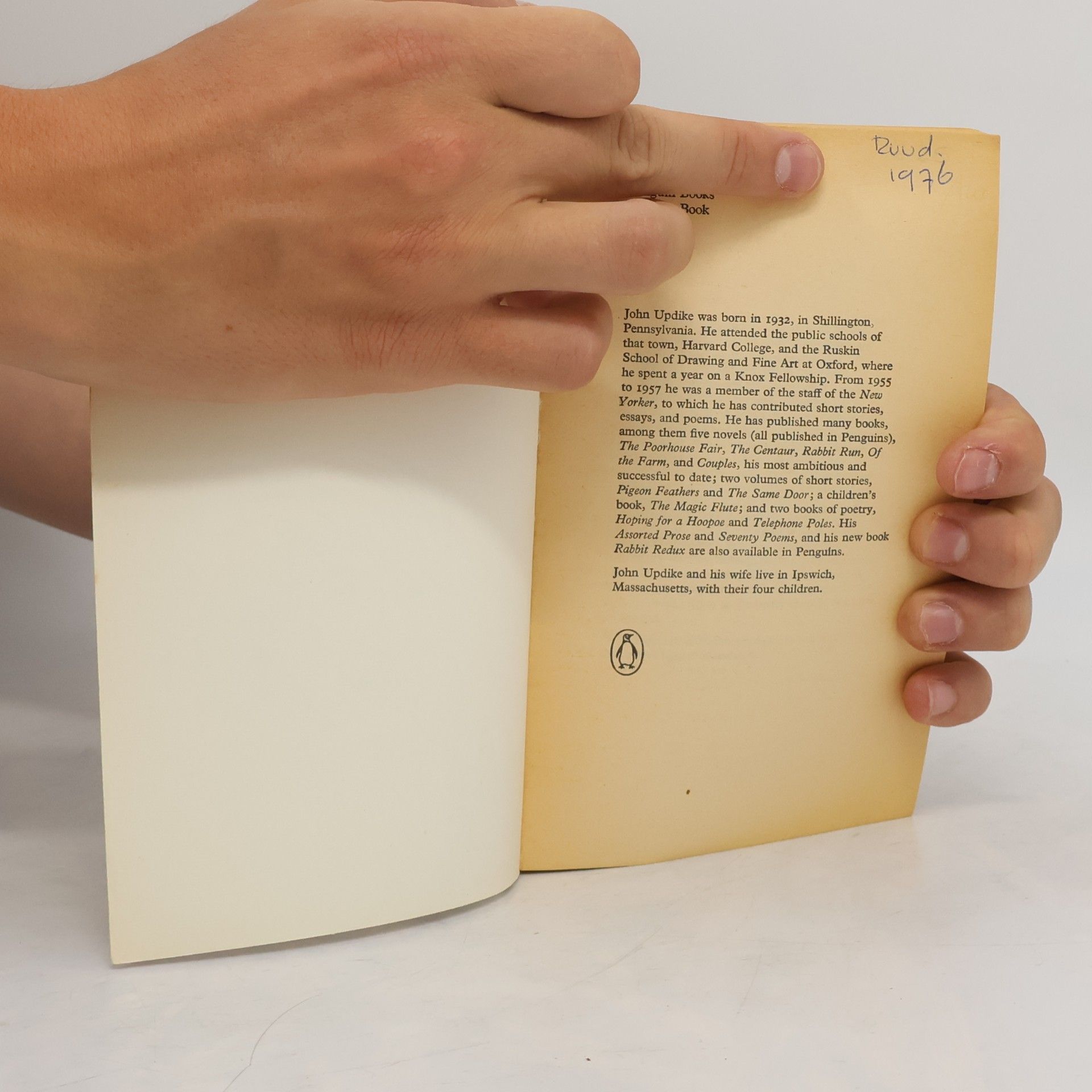 John Updike Bech : a book