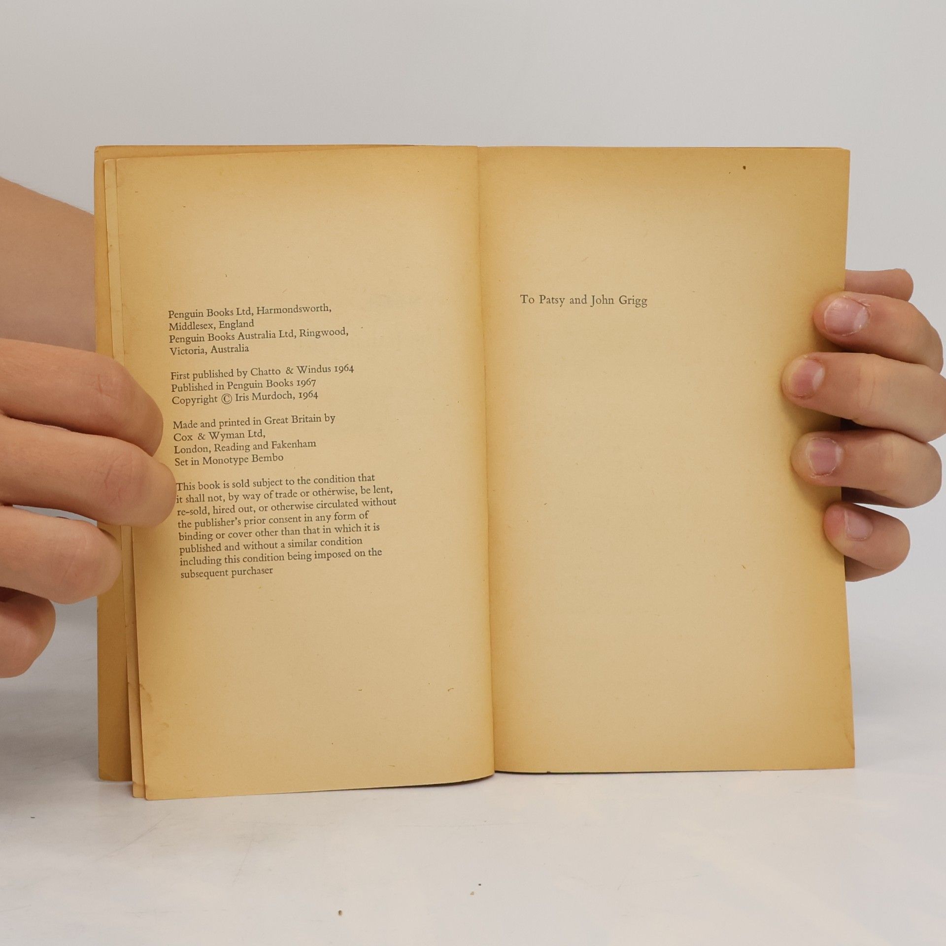 Iris Murdoch The Italian Girl