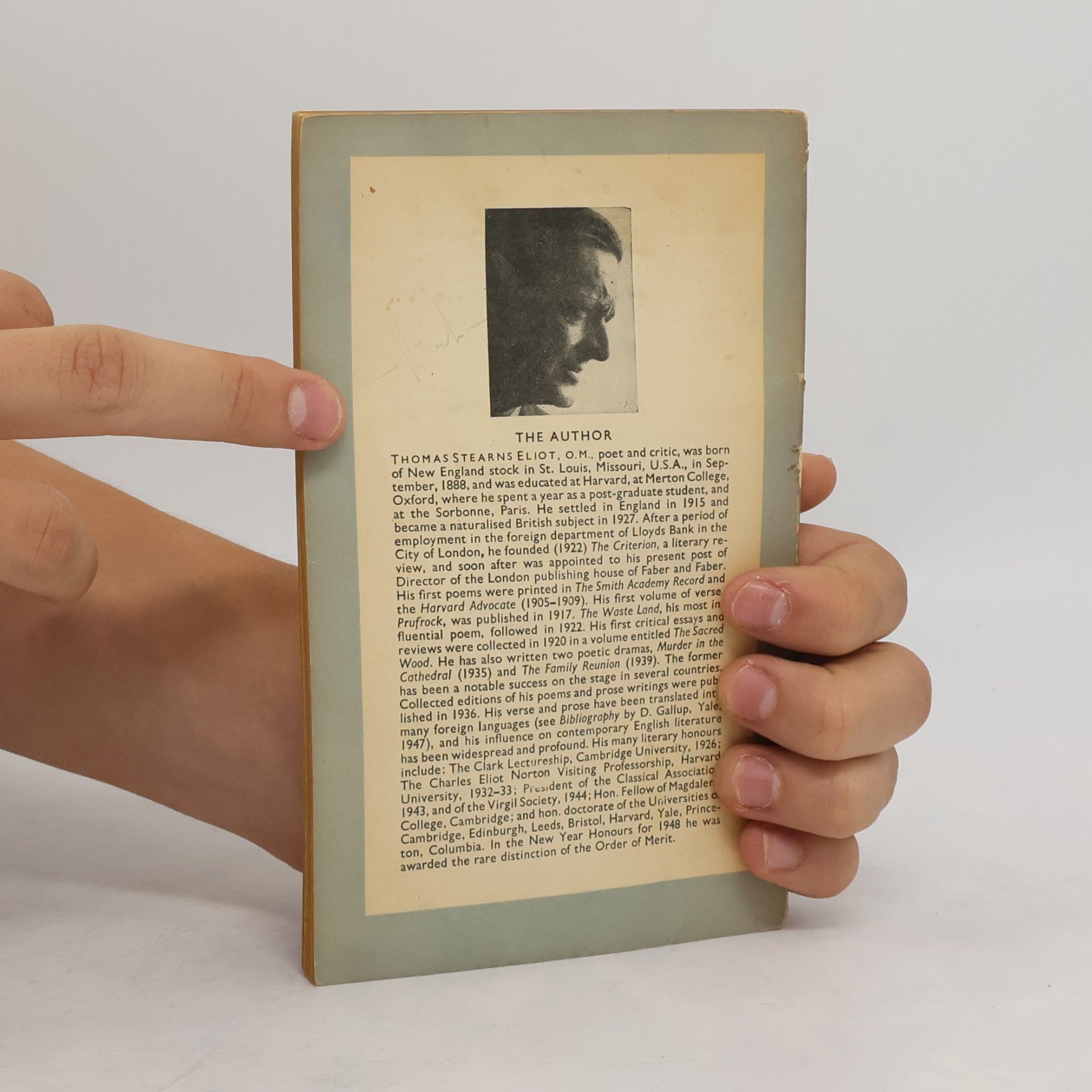T. S. Eliot Selected Poems