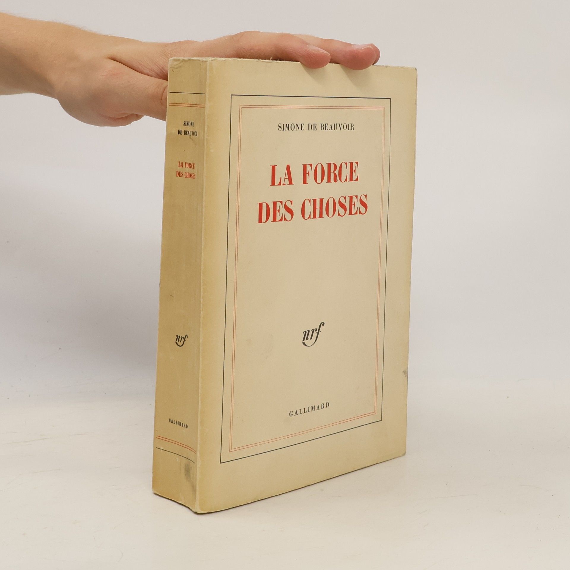 Simone Beauvoir LA force des choses
