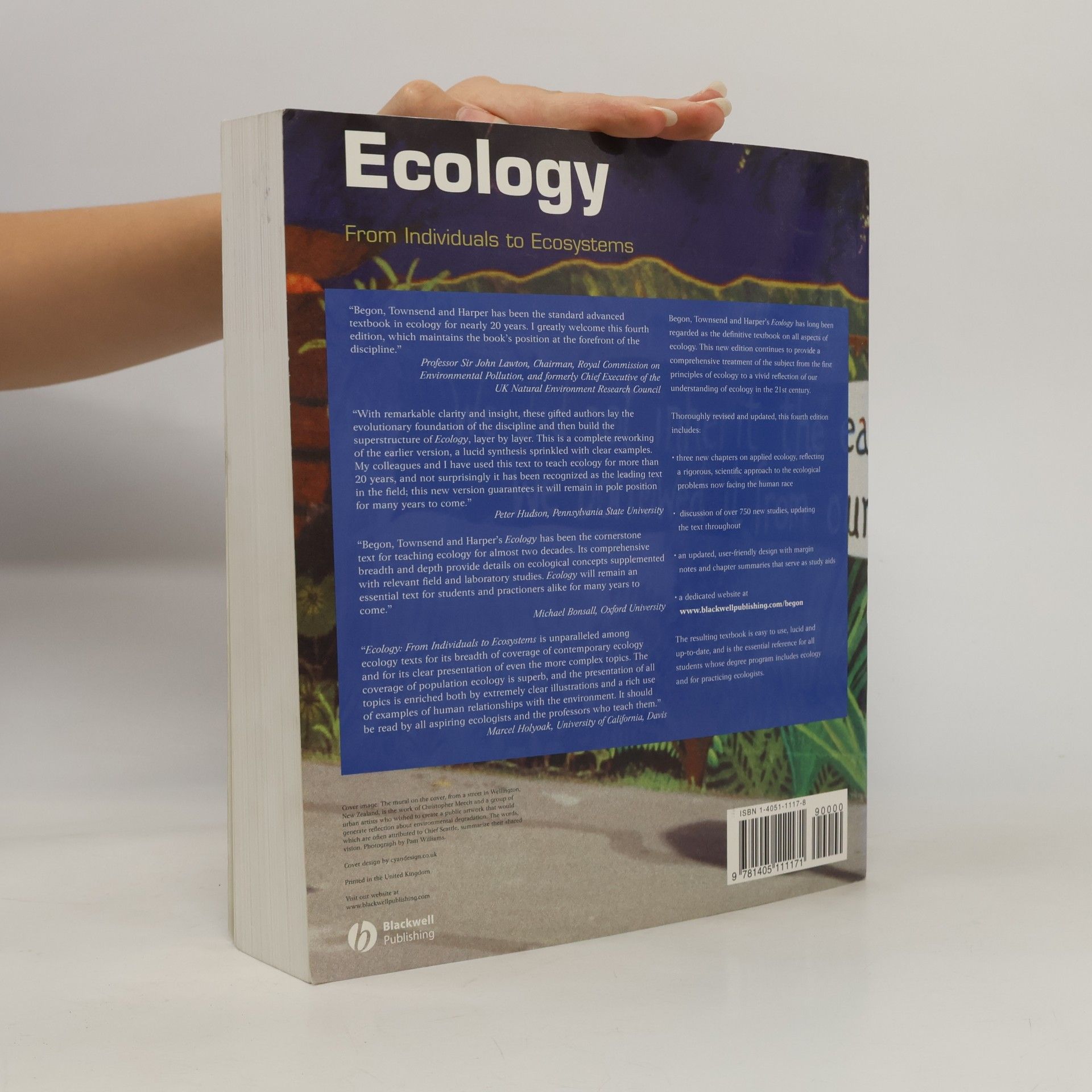 Michael Begon Ecology : from individuals to ecosystems