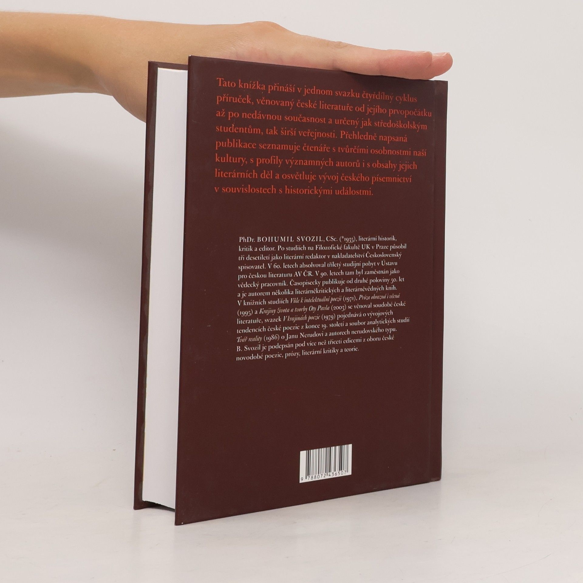 Bohumil Svozil Česká literatura ve zkratce. Období od 9. století po konec 20. století