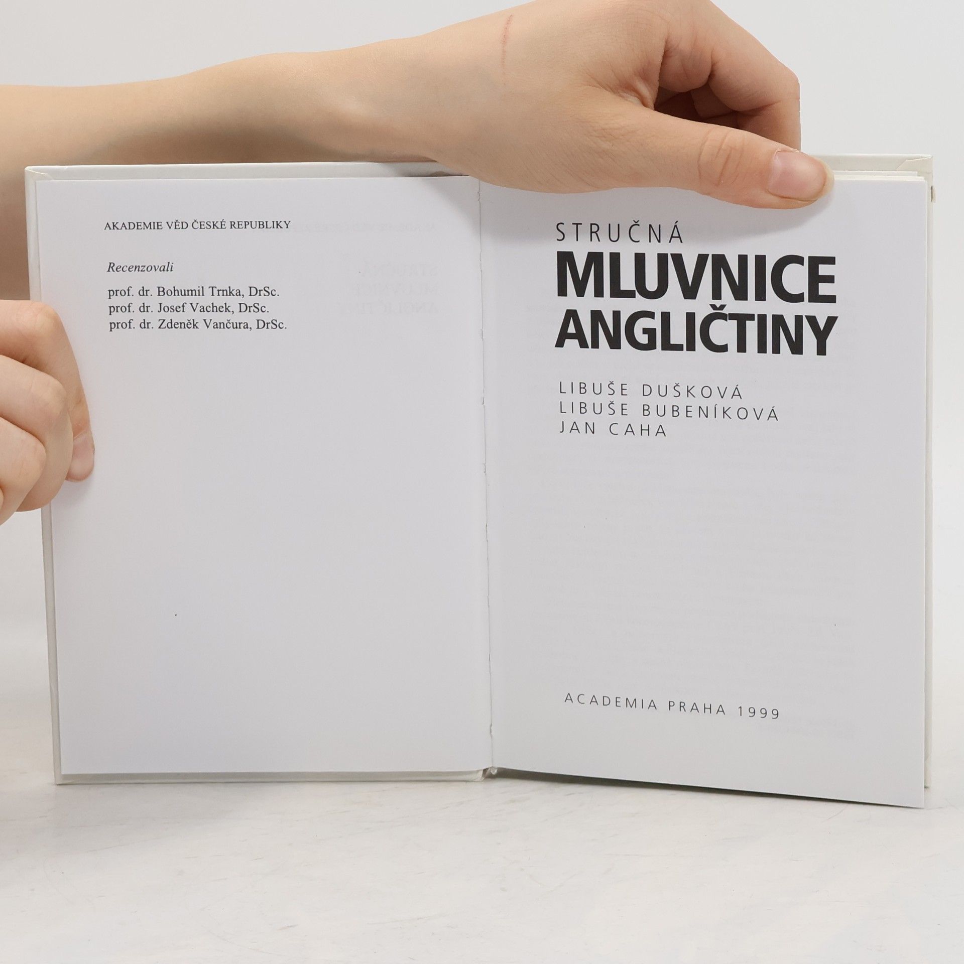 Jan Caha Stručná mluvnice angličtiny