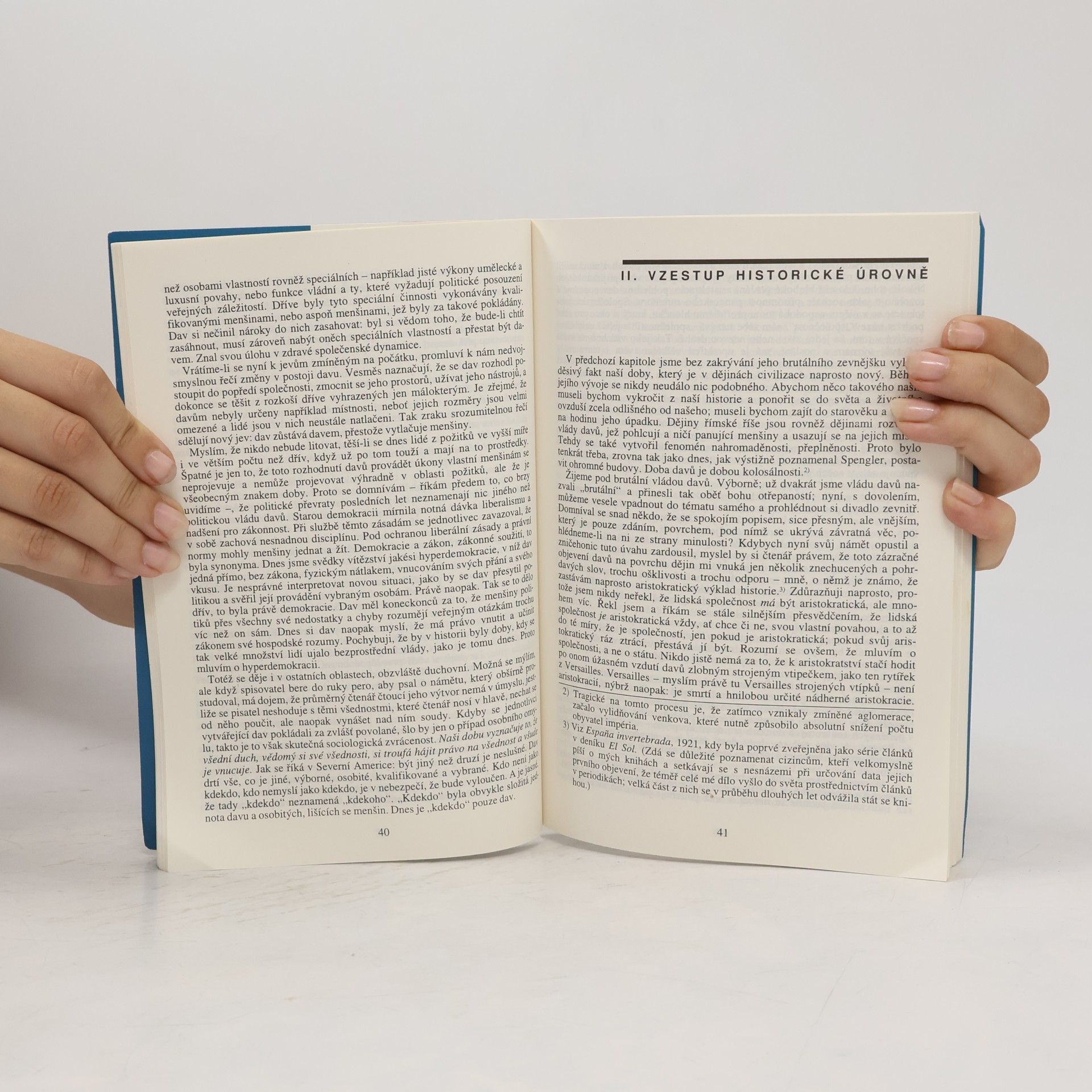 José Ortega y Gasset Vzpoura davů
