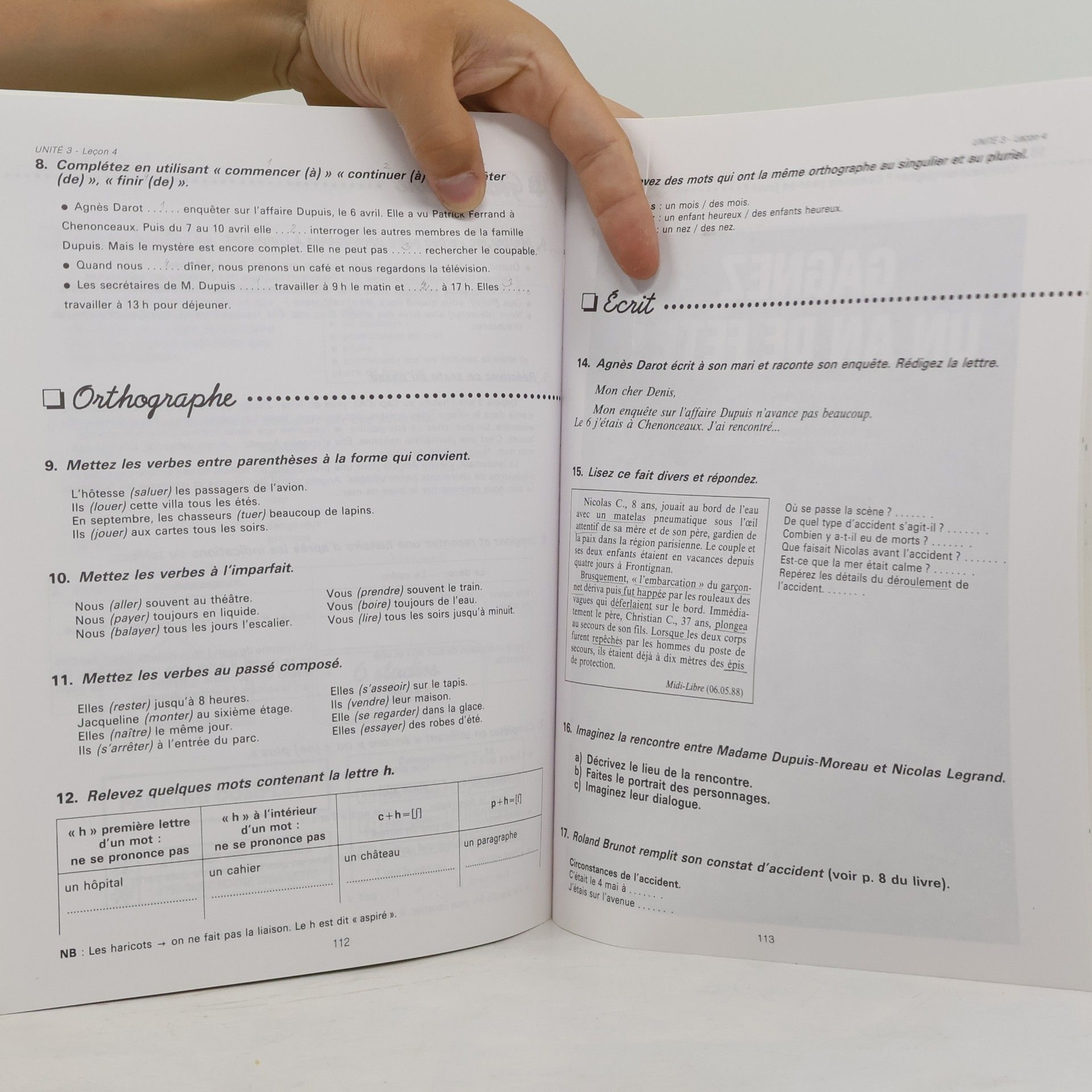 Michèle Verdelhan-Bourgade Le nouveau sans frontieres: Méthode de français. 1, Cahier d'exercices