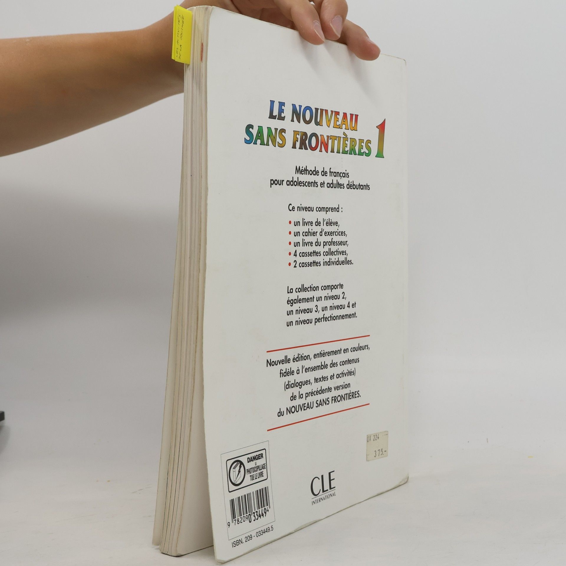 Philippe Dominique Le nouveau sans frontières : méthode de français. 1