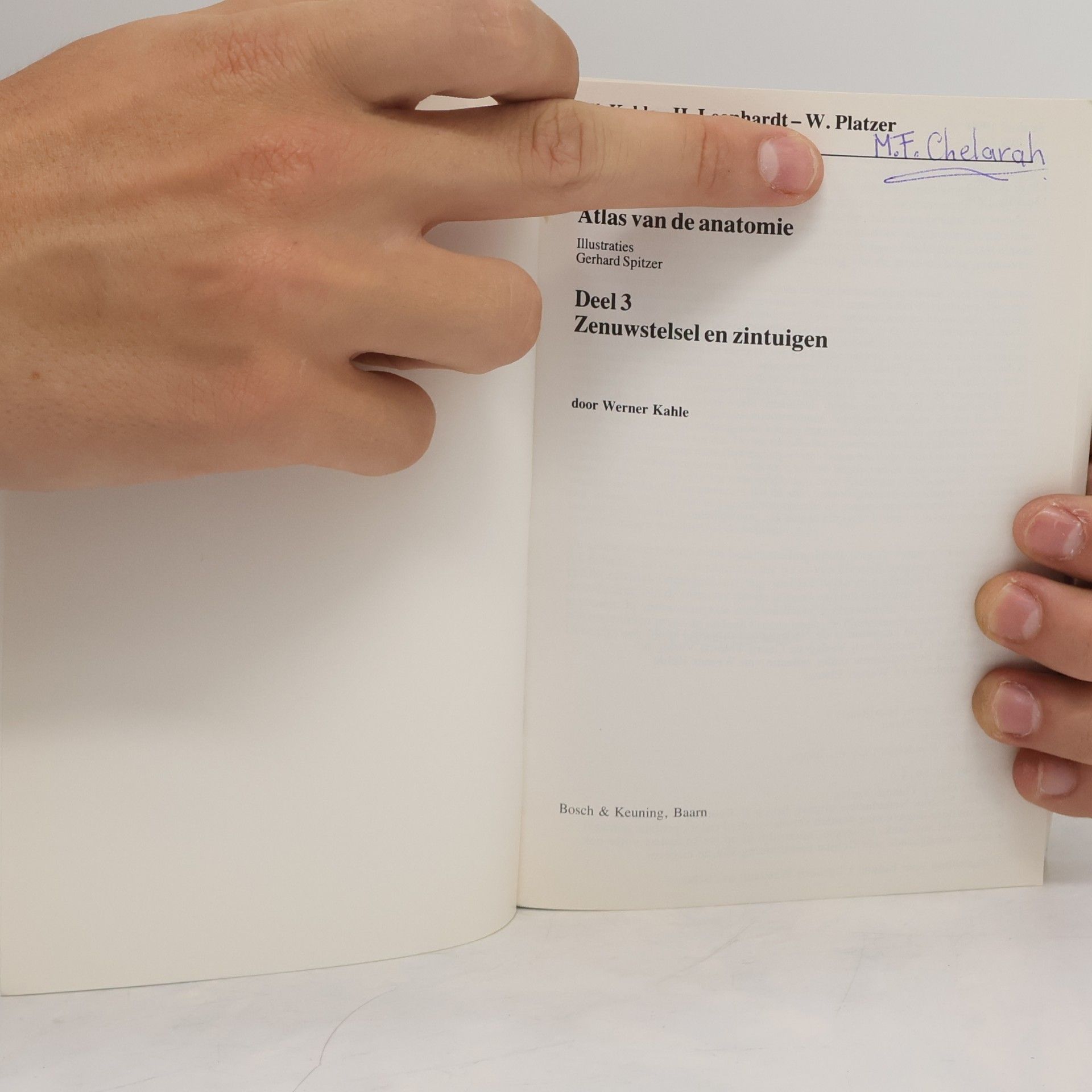 W. Werner Kahle Sesam - 3: Atlas van de anatomie