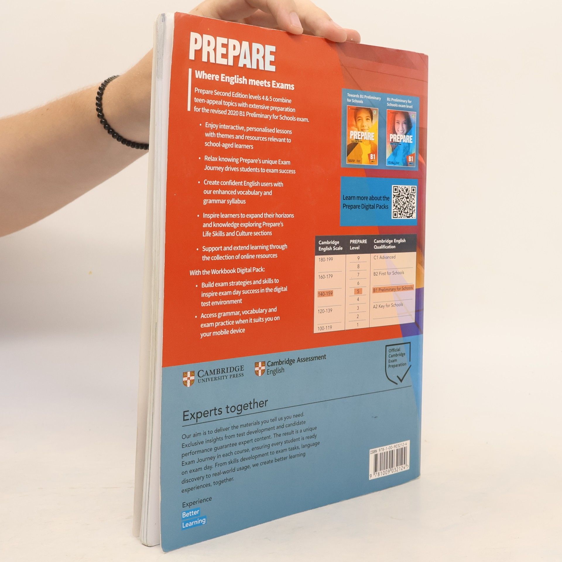 Helen Chilton Prepare 5/B1 Workbook with Digital Pack, 2nd