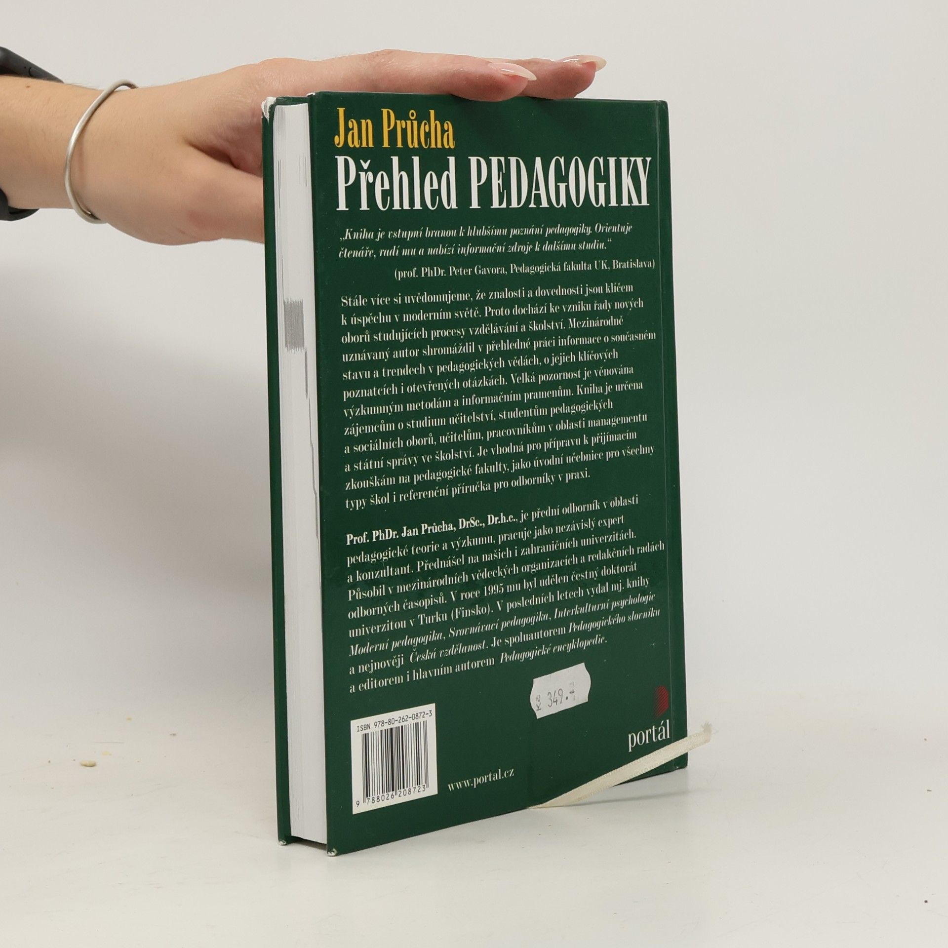 Jan Průcha Přehled pedagogiky. Úvod do studia oboru
