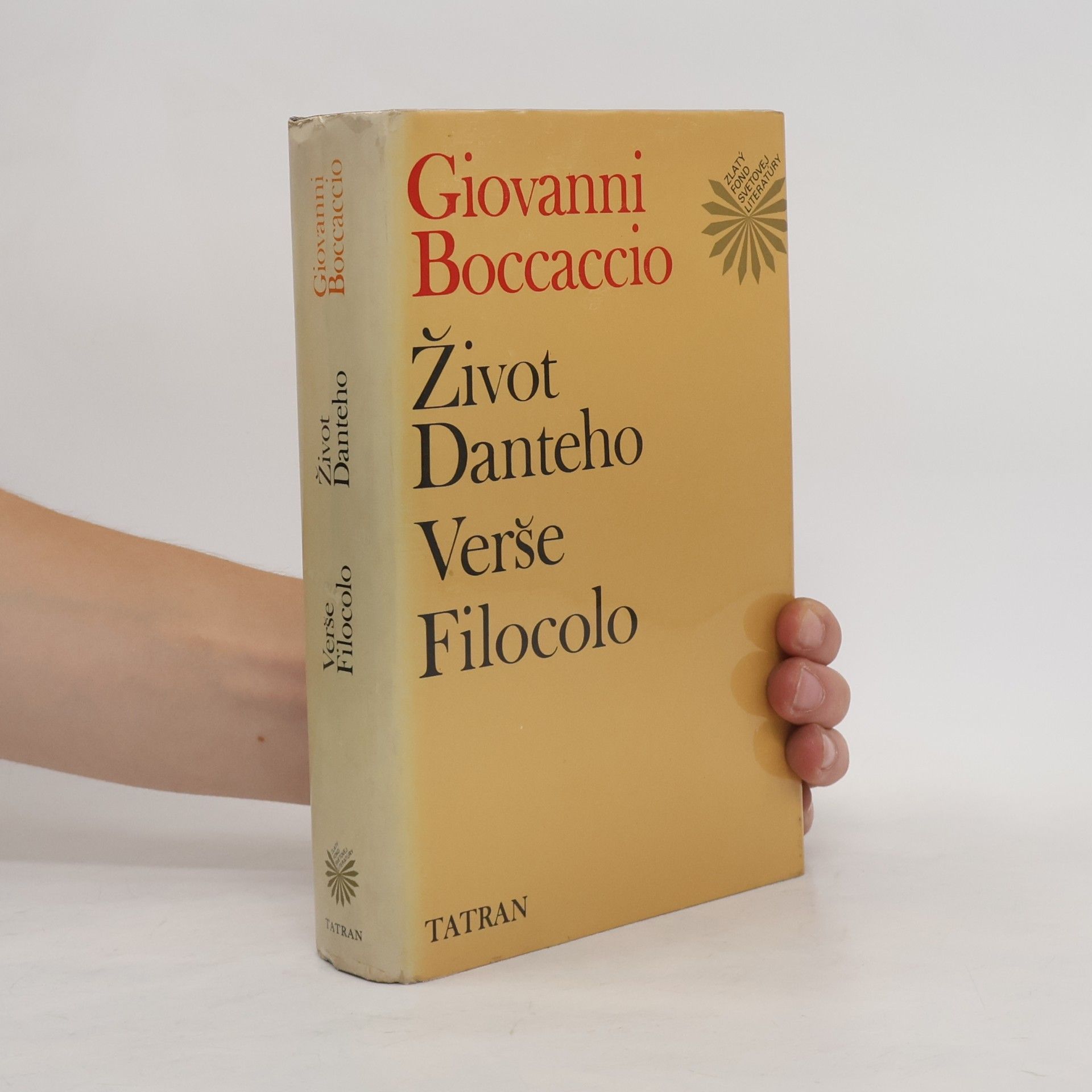 Giovanni Boccaccio Život Danteho, Verše, Filocolo