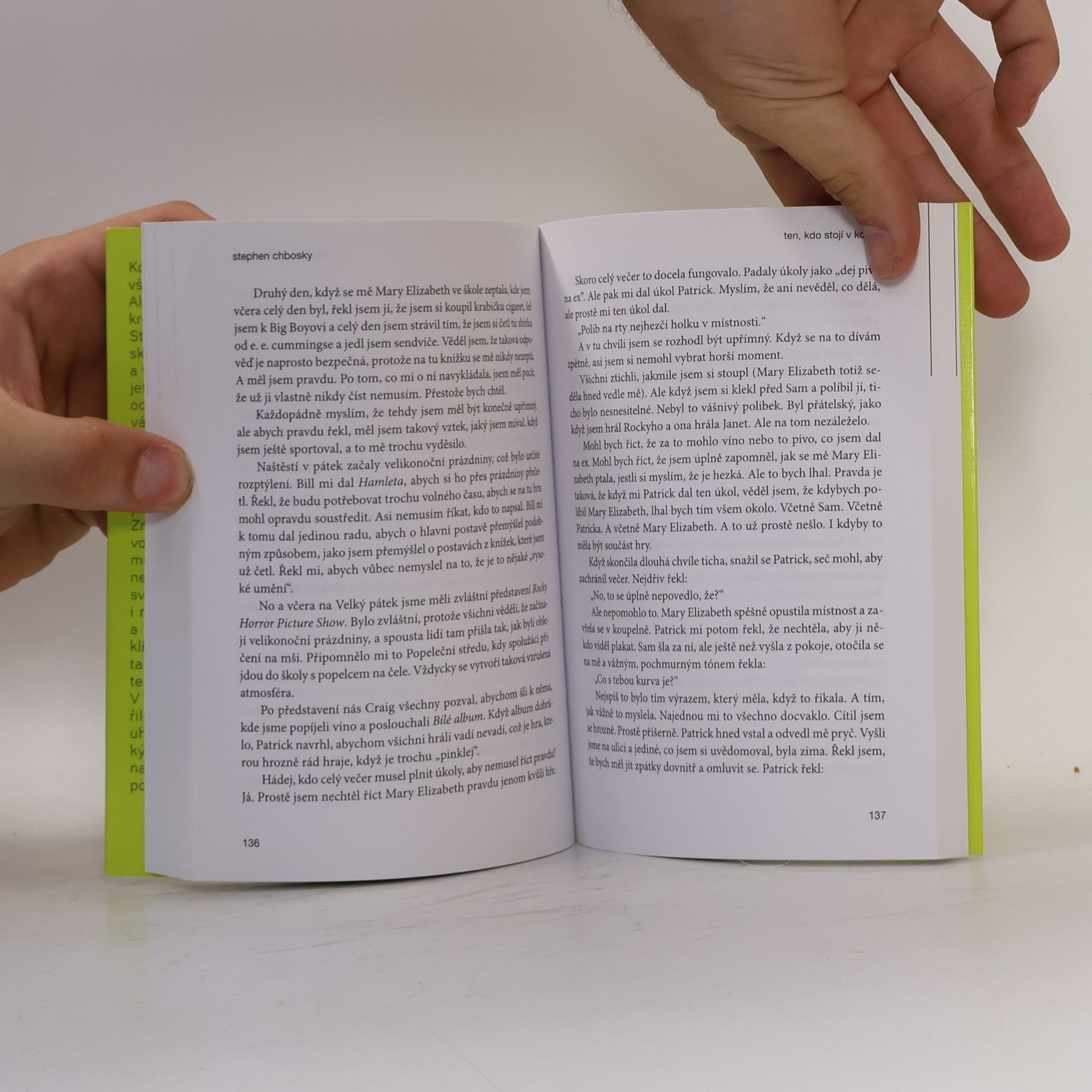 Stephen Chbosky Ten, kdo stojí v koutě