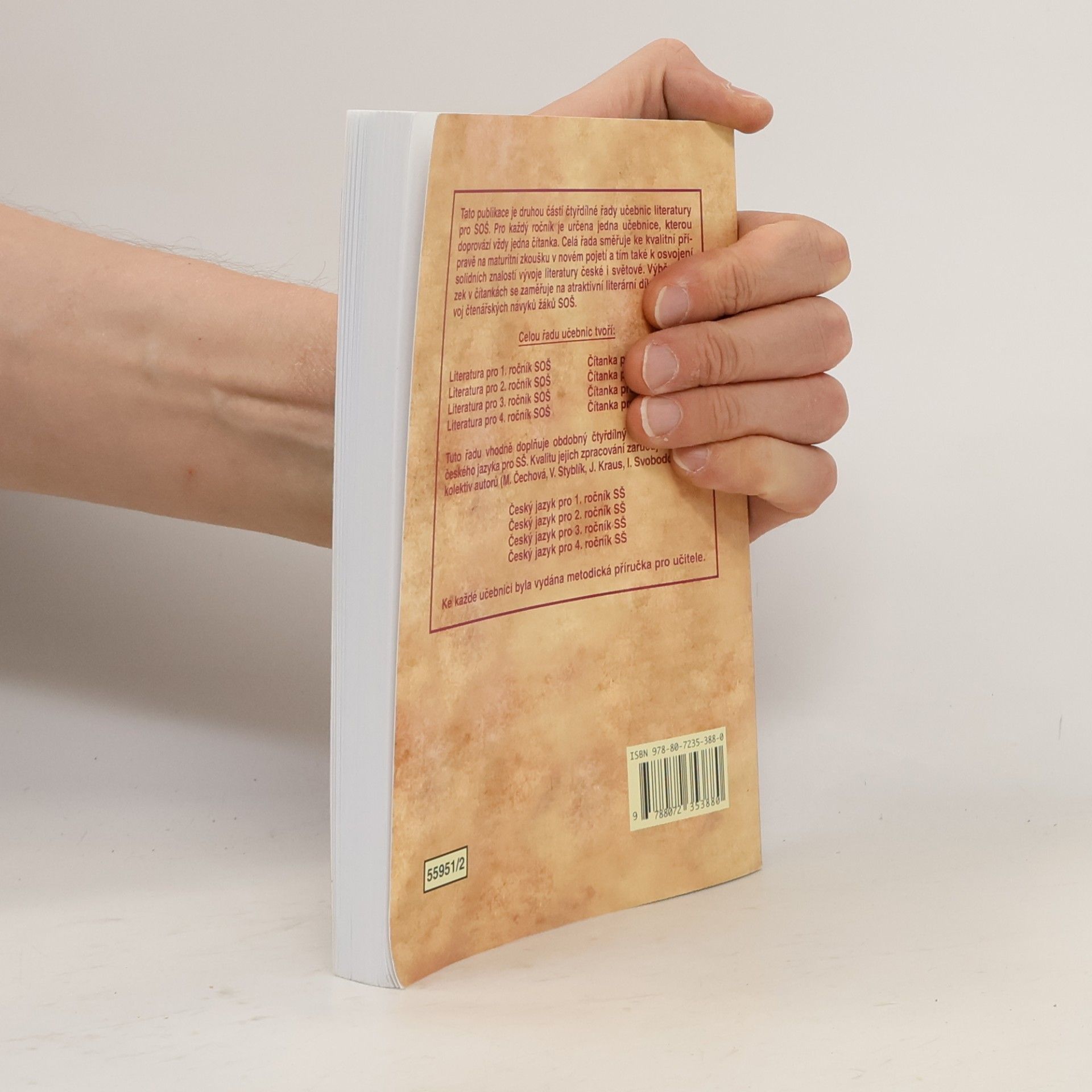 Josef Soukal Literatura pro 2. ročník středních odborných škol