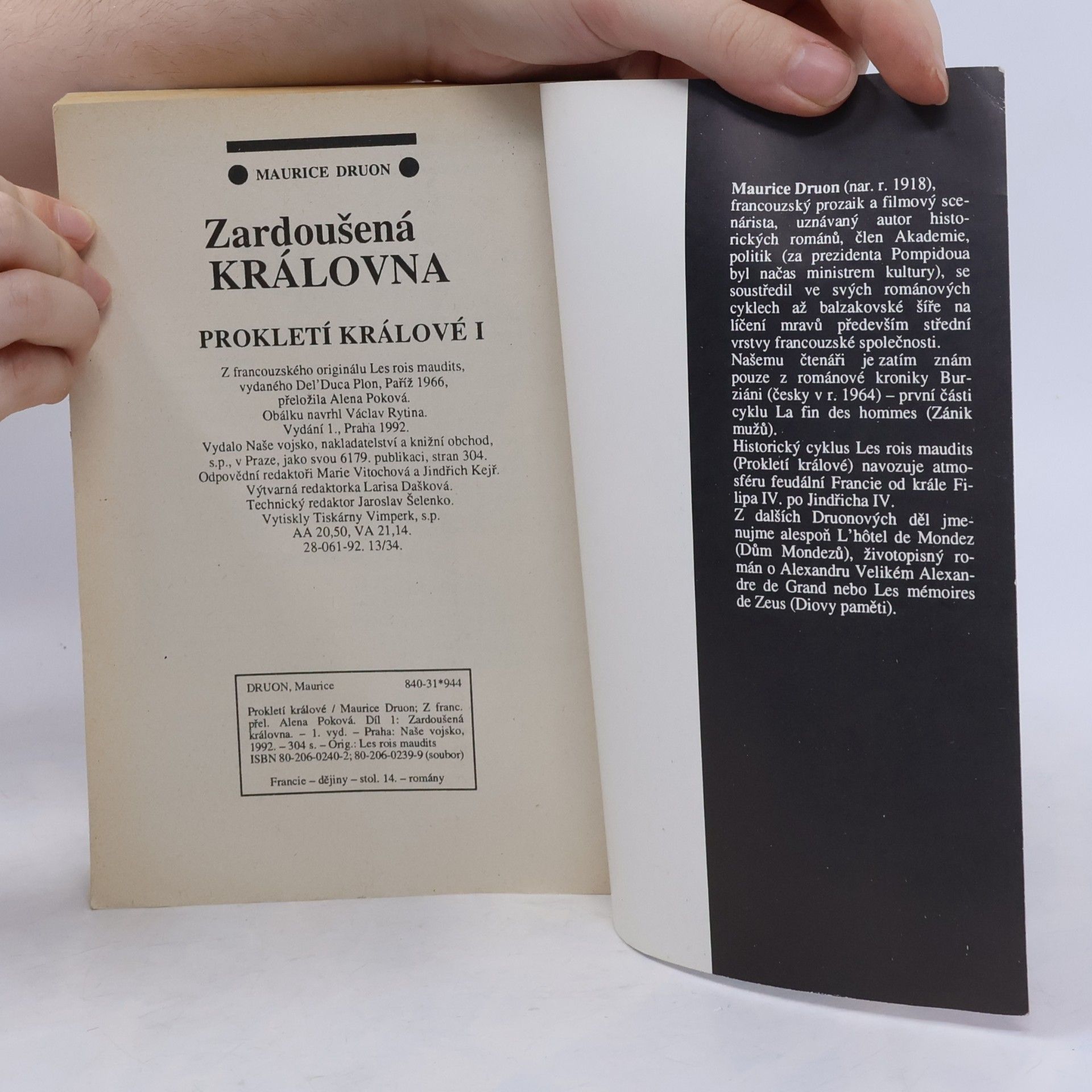 Maurice Druon Zardoušená královna