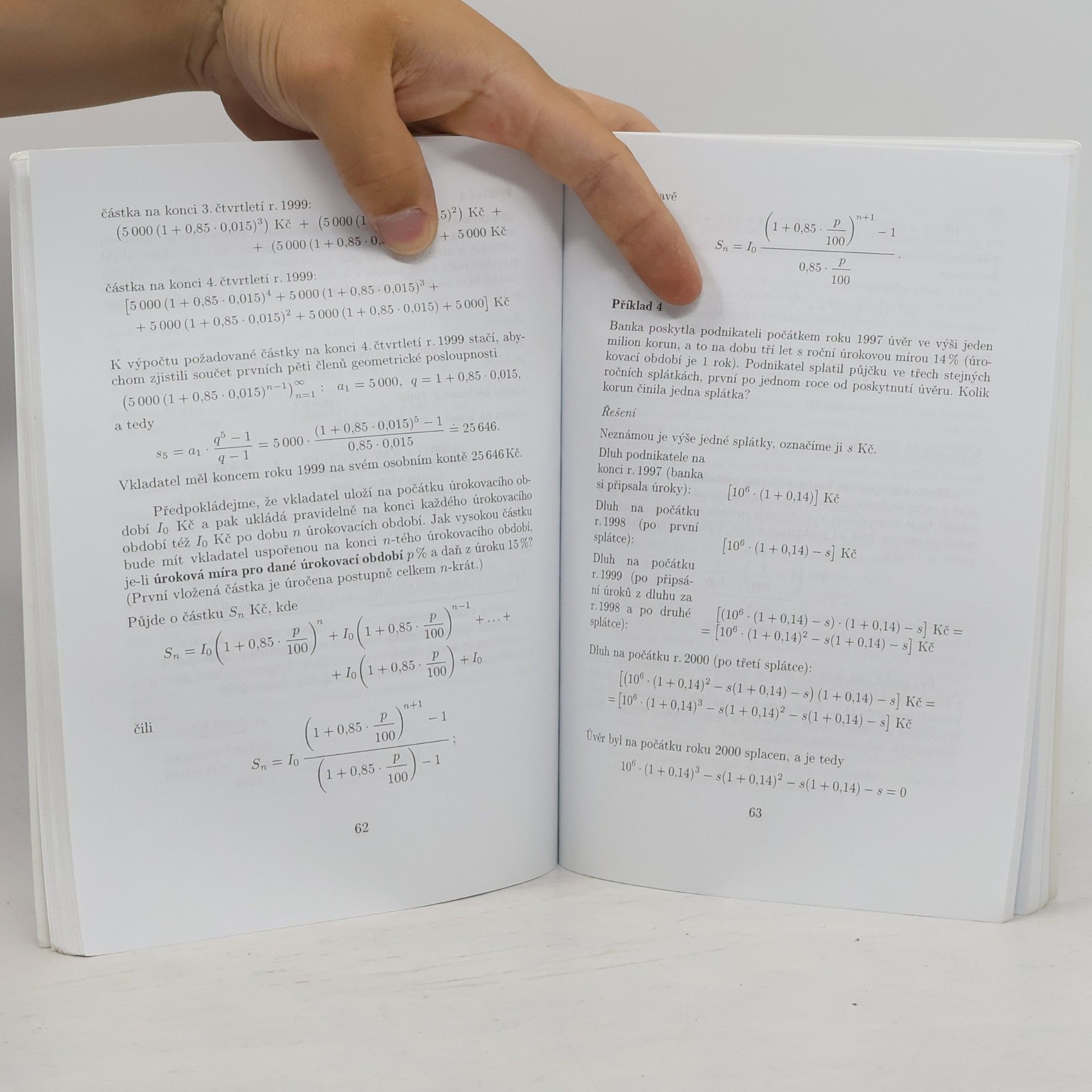 Oldřich Odvárko Matematika pro gymnázia. Posloupnosti a řady