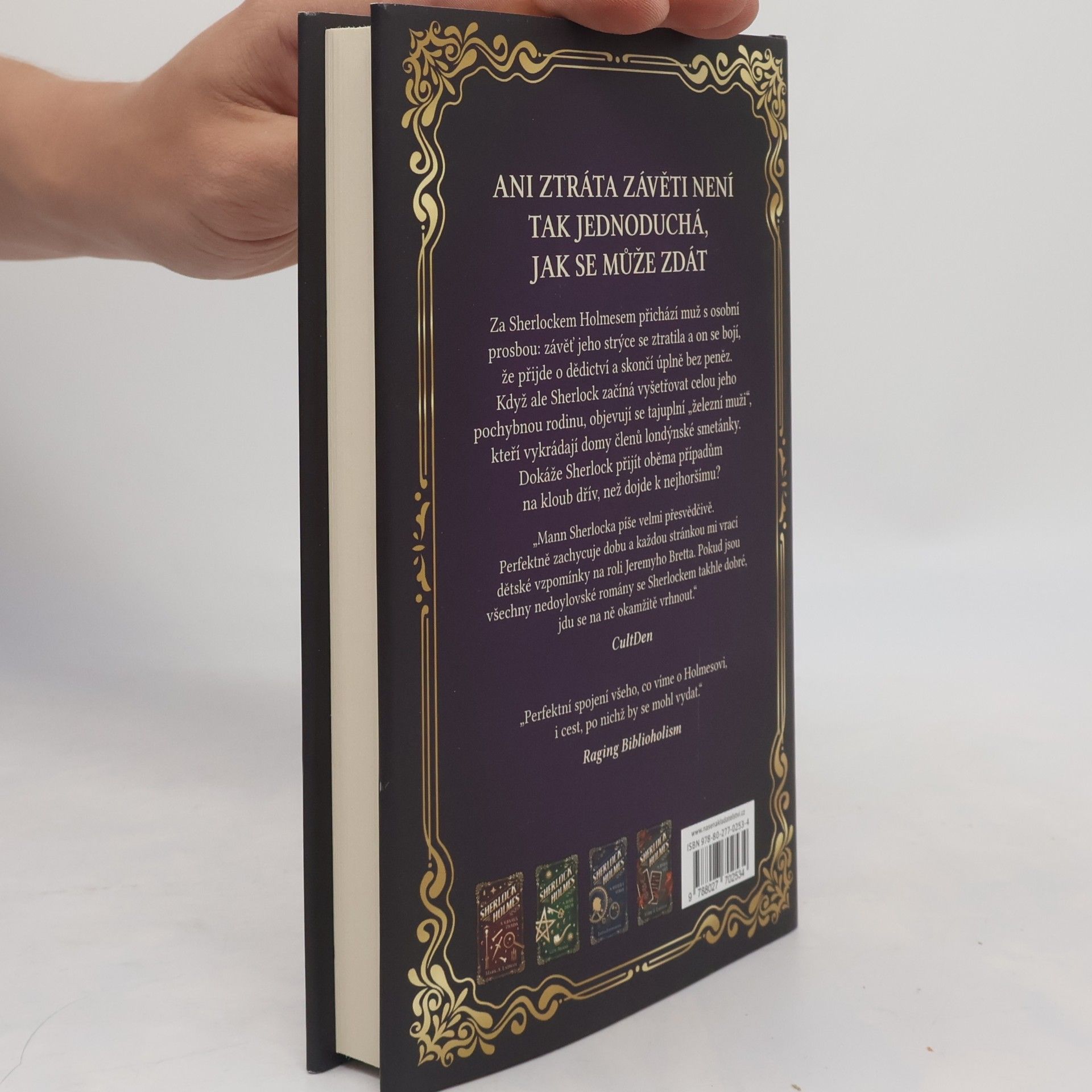 George Mann Sherlock Holmes a ztracená závěť