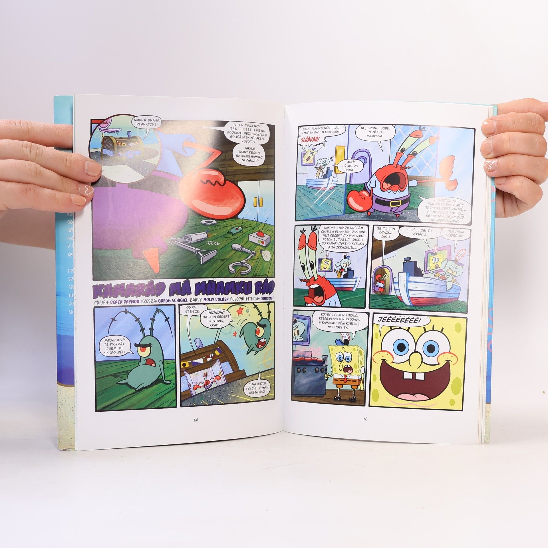 Stephen Hillenburg SpongeBob : komiks. Č. 1, Praštěné podmořské příběhy
