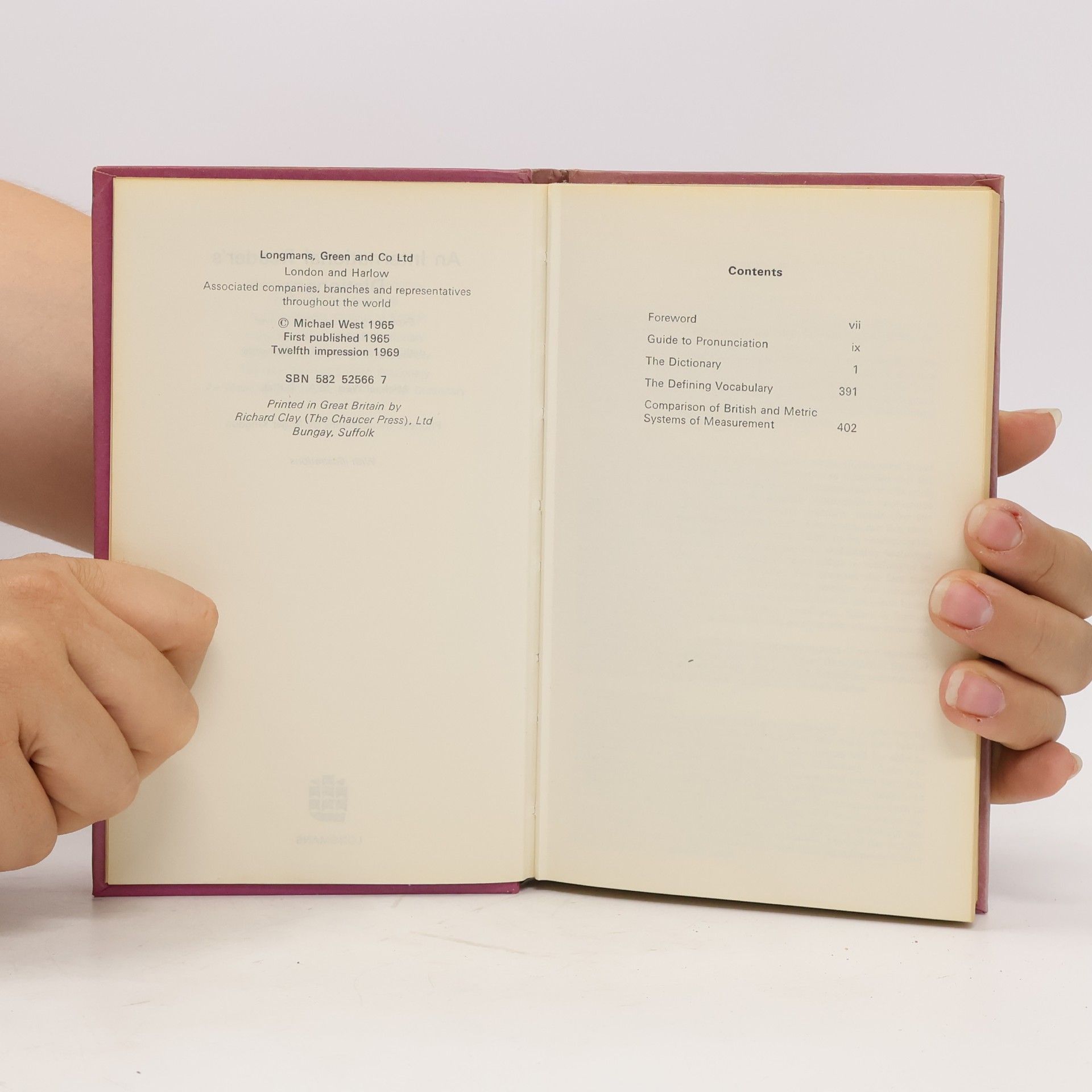 Michael West An International Reader's Dictionary