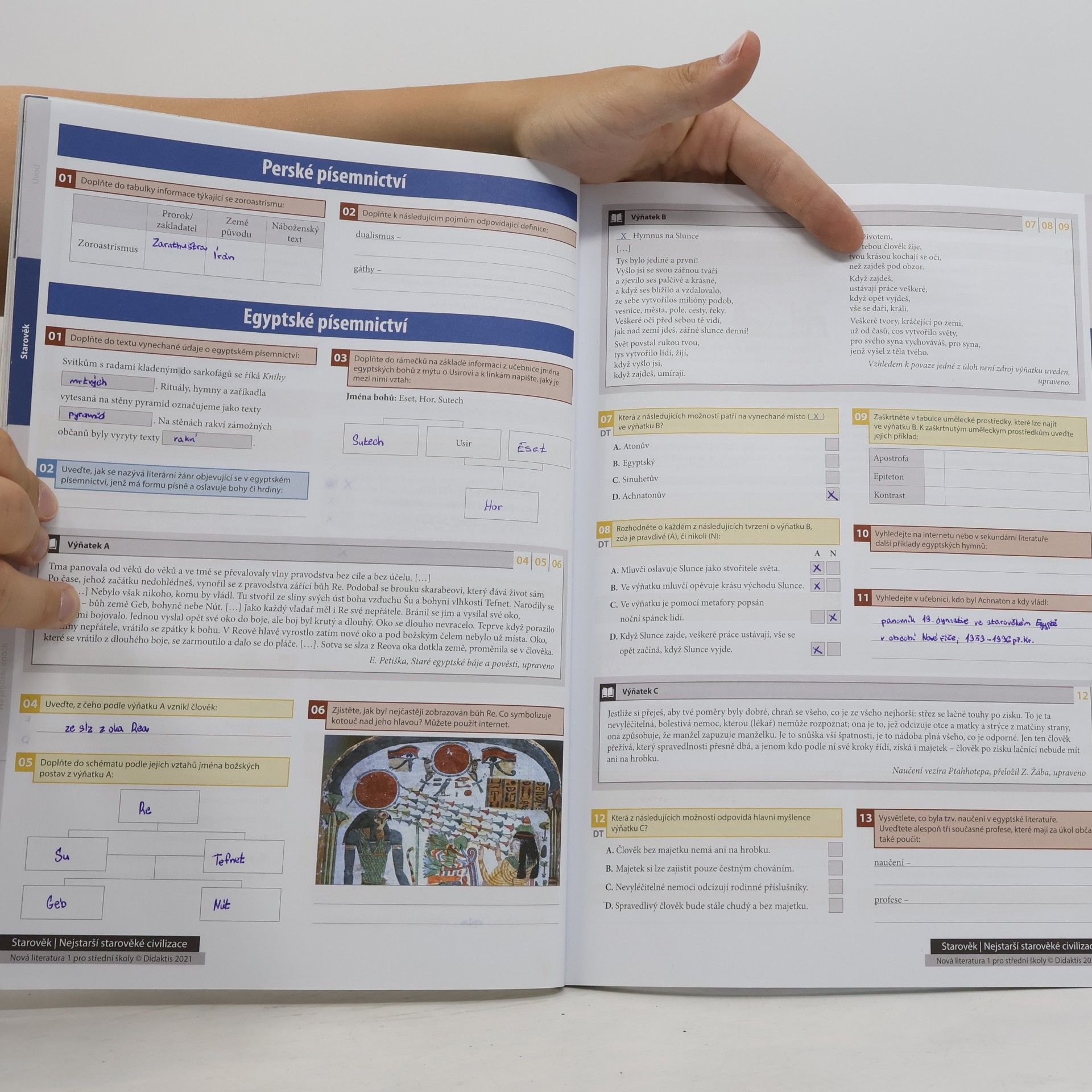 Kateřina Krásová Nová literatura pro střední školy. Pracovní sešit 1