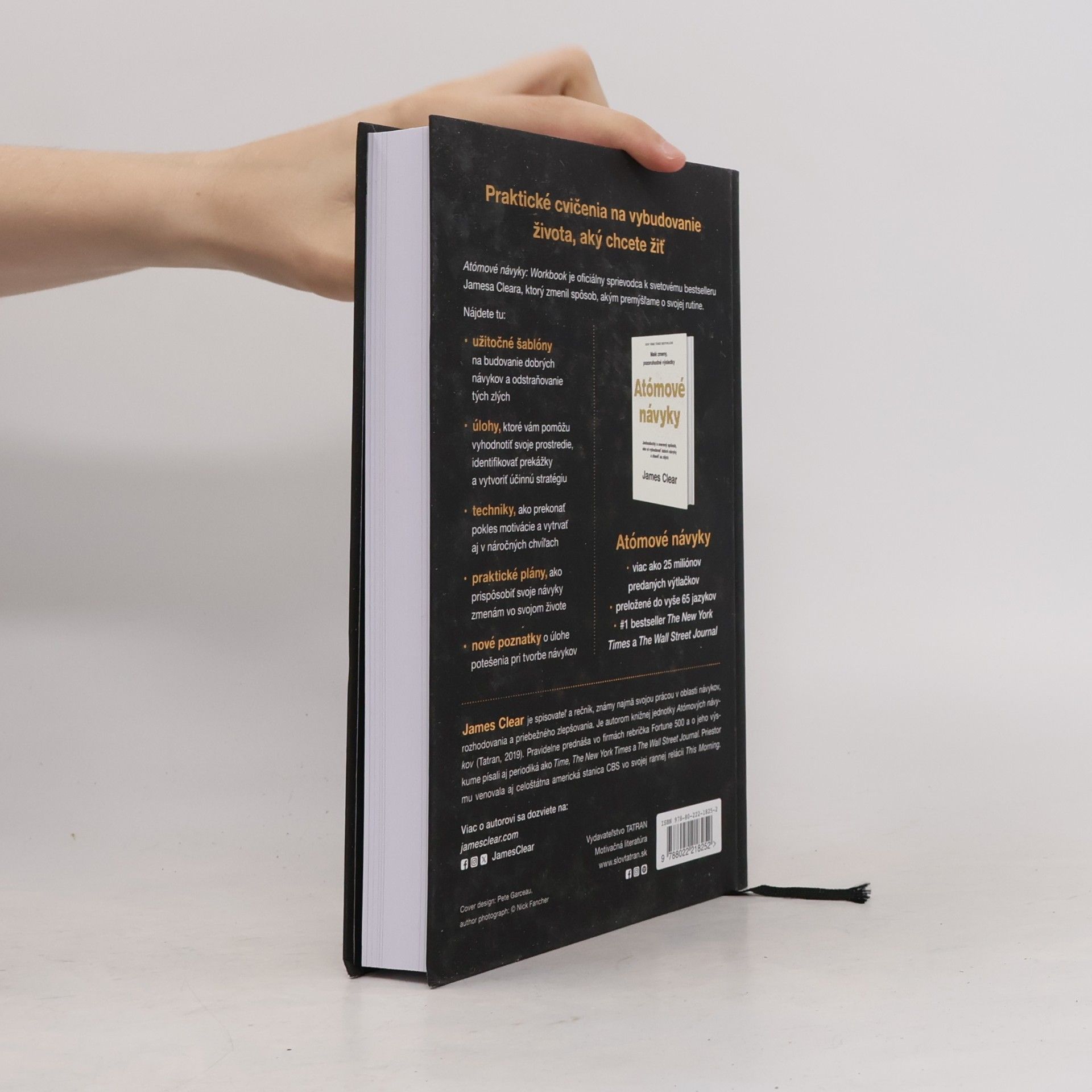 James Clear Atómové návyky: Workbook