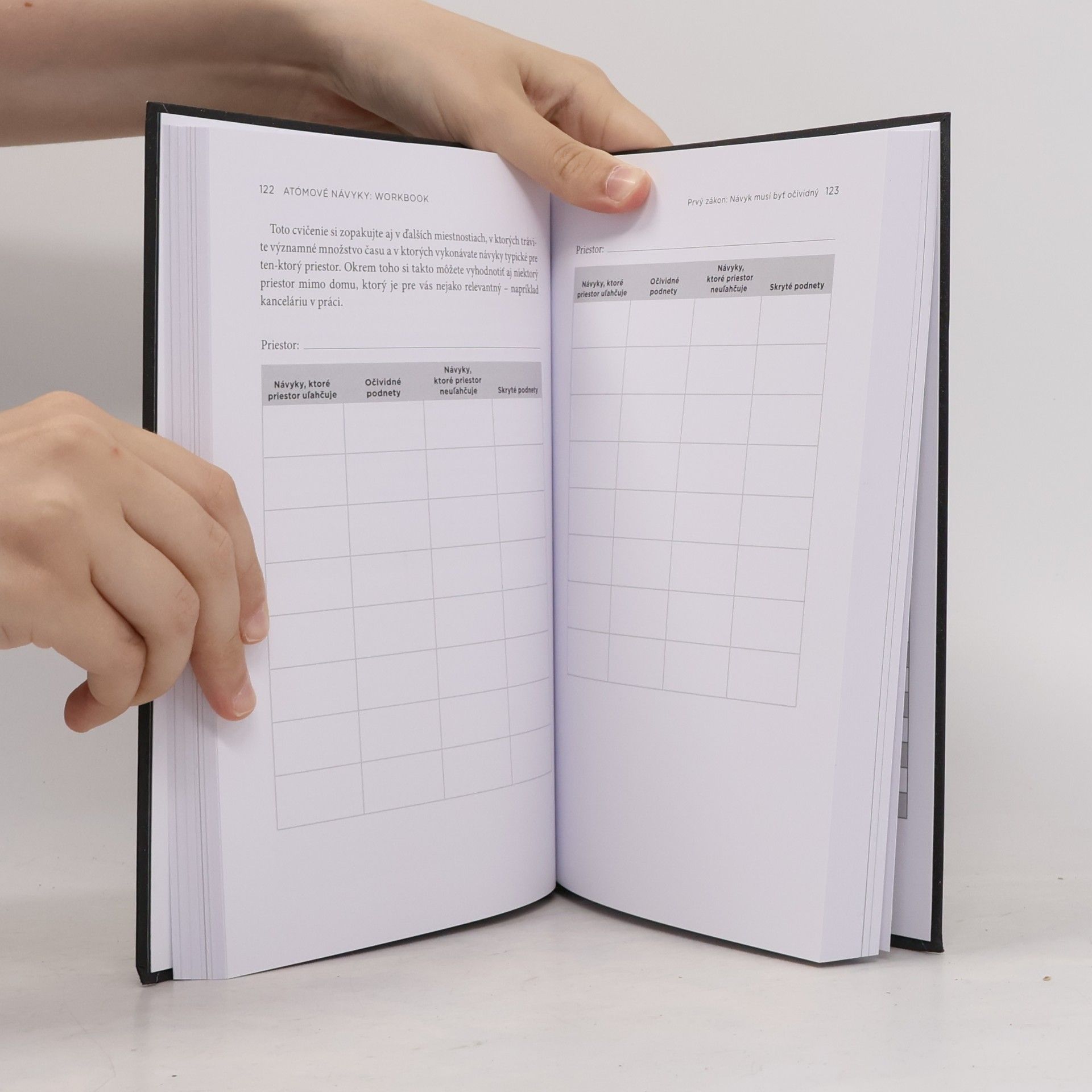 James Clear Atómové návyky: Workbook