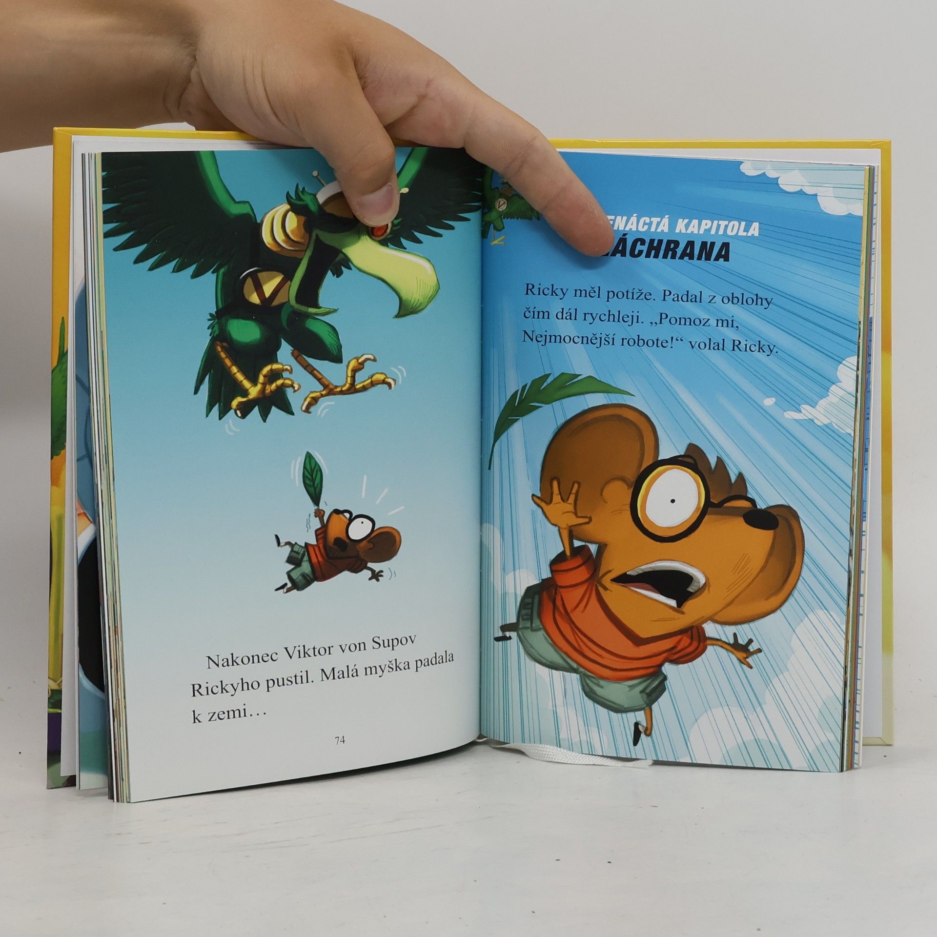 Dav Pilkey Nejmocnější robot Rickyho Ricotty vs. ďábelští supové z Venuše