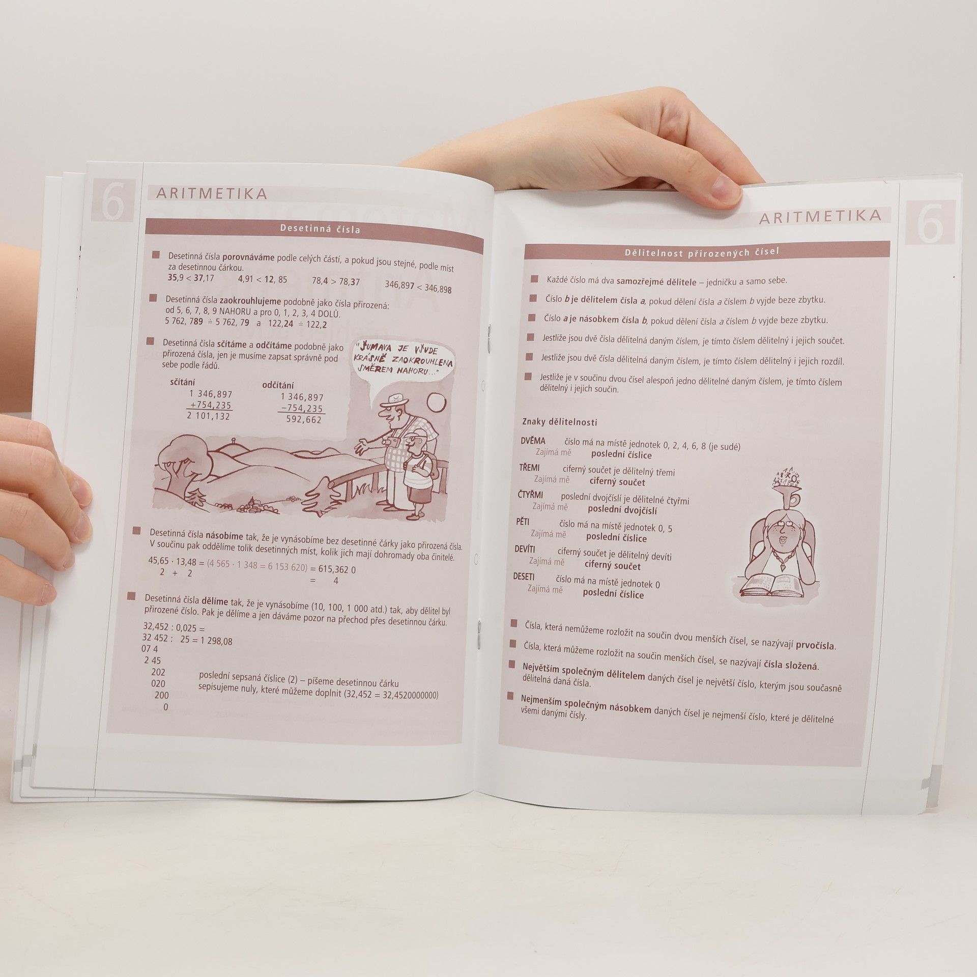 Collectif d'auteurs Matematika 6 Aritmetika - Pracovní sešit