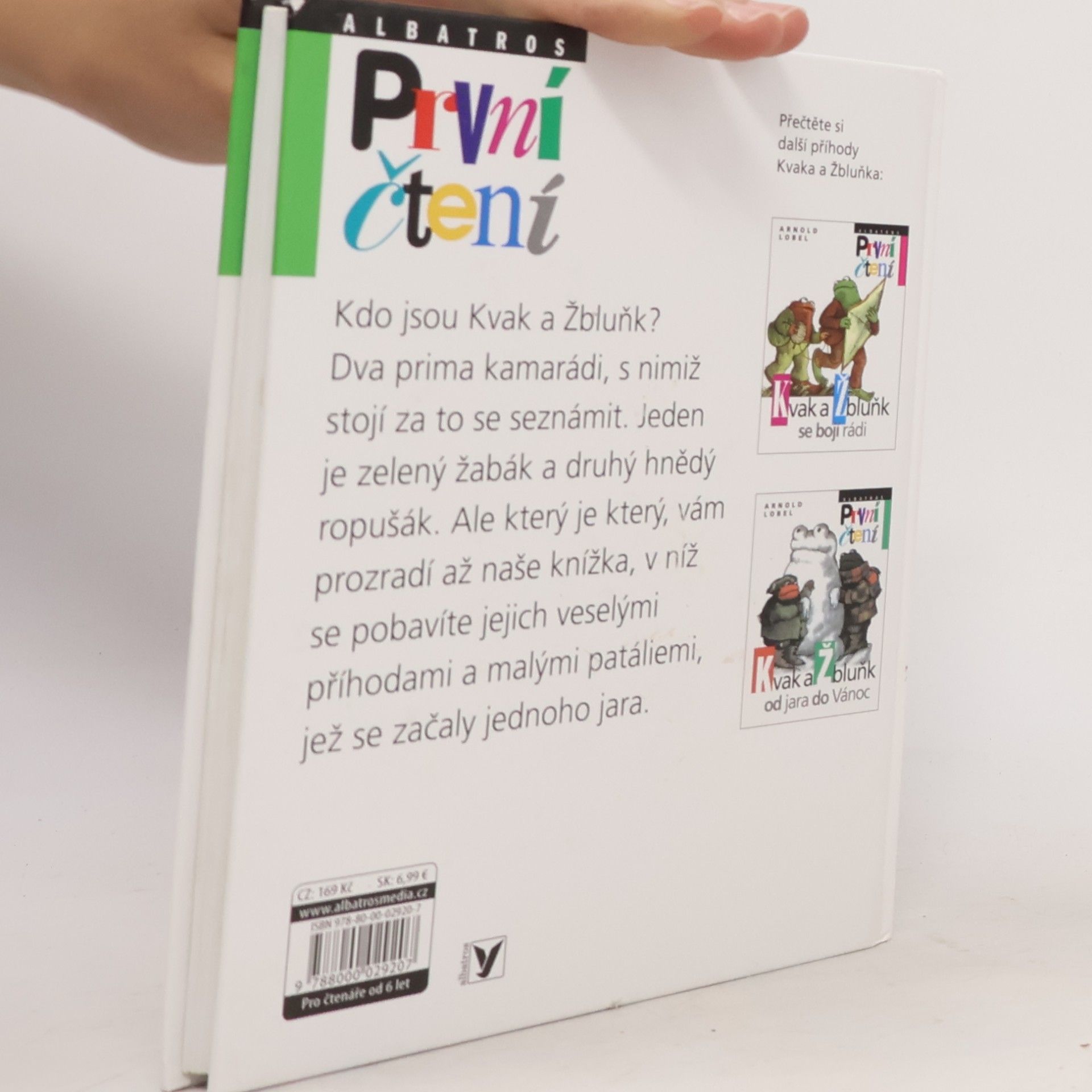 Arnold Lobel Kvak a Žbluňk jsou kamarádi