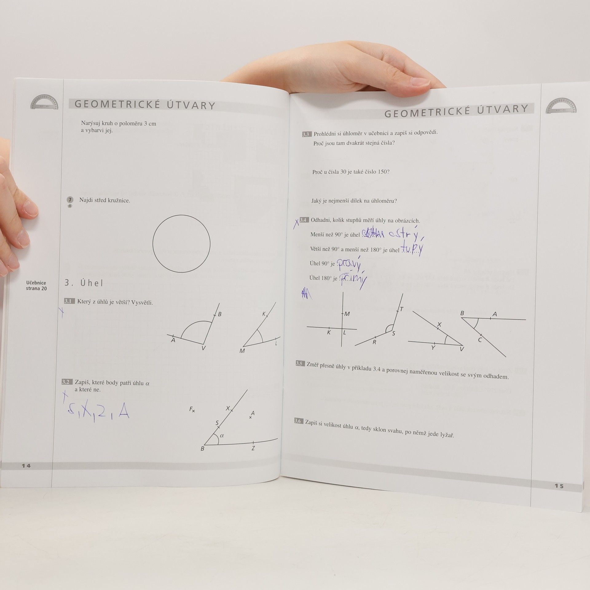 Kolektiv autorů Matematika 6 Geometrie - Pracovní sešit