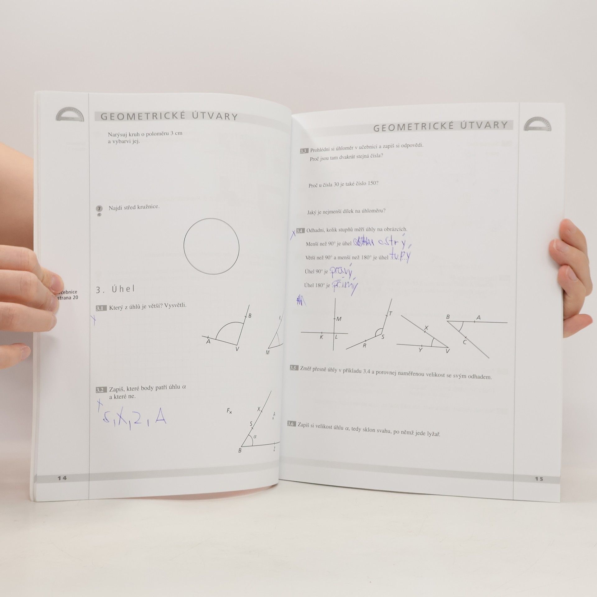 Kolektiv autorů Matematika 6 Geometrie - Pracovní sešit