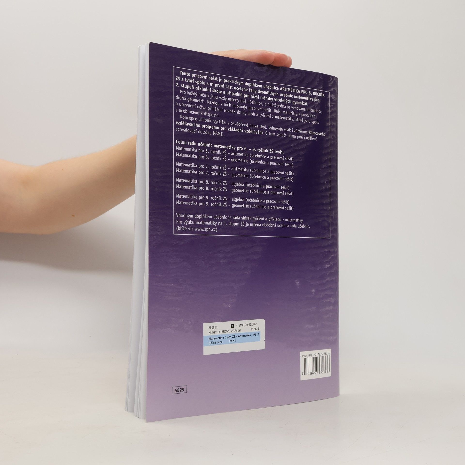 Jitka Boušková Matematika 6 pro základní školy. Aritmetika : pracovní sešit