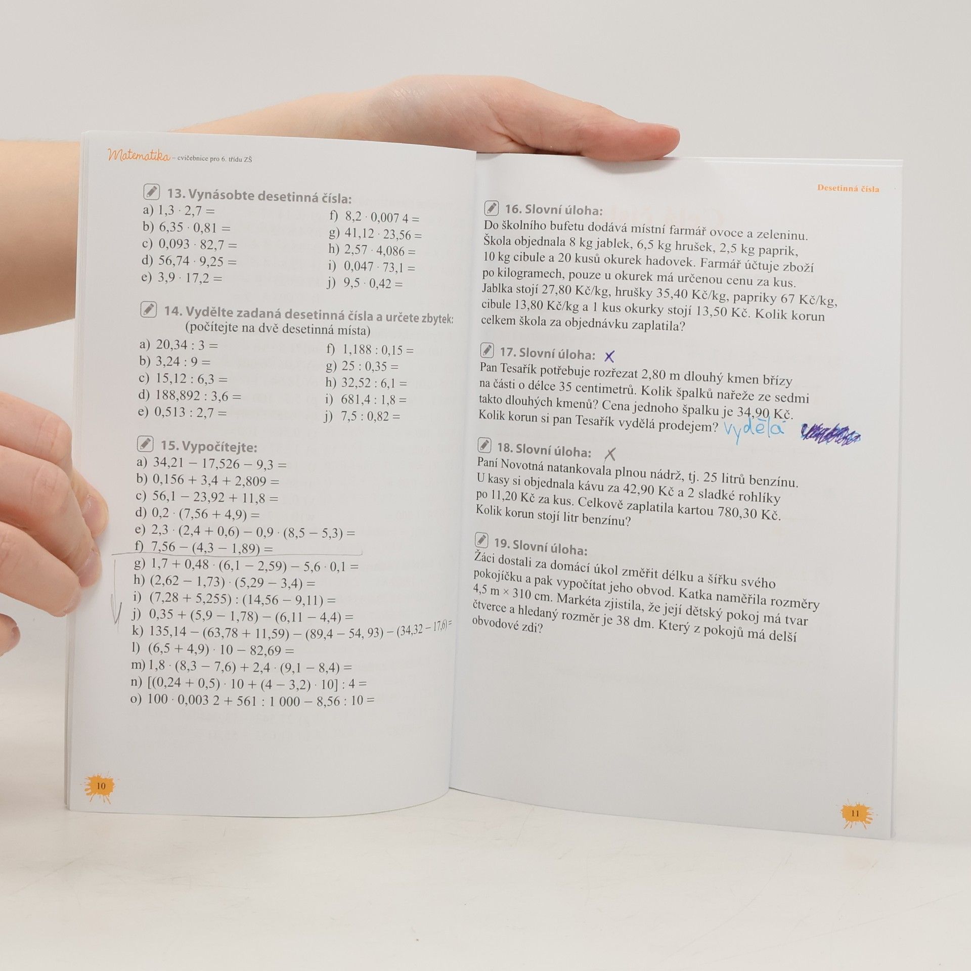 Lenka Ostrýtová Matematika od šestky do devítky : cvičebnice pro 6. třídu ZŠ