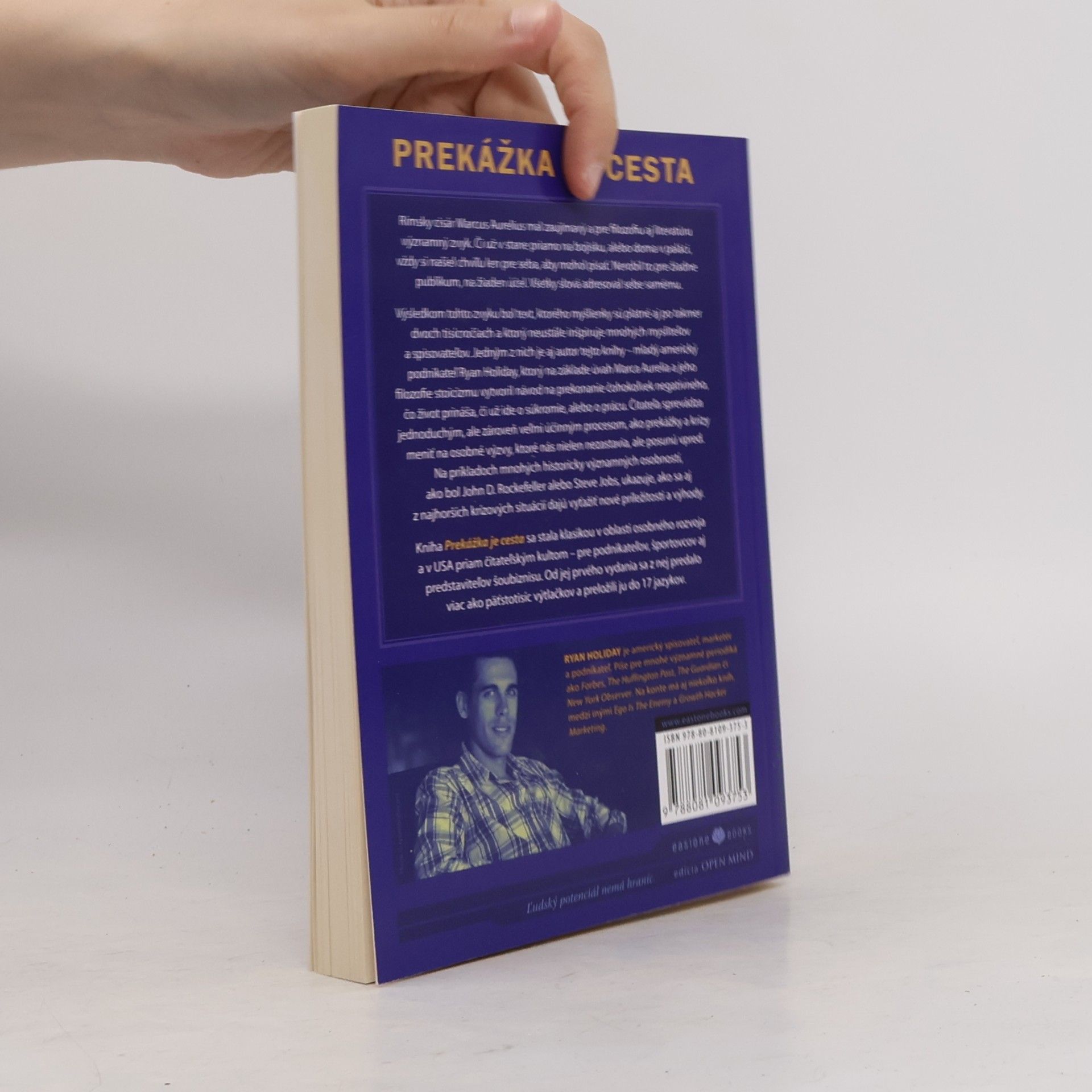 Ryan Holiday Prekážka je cesta