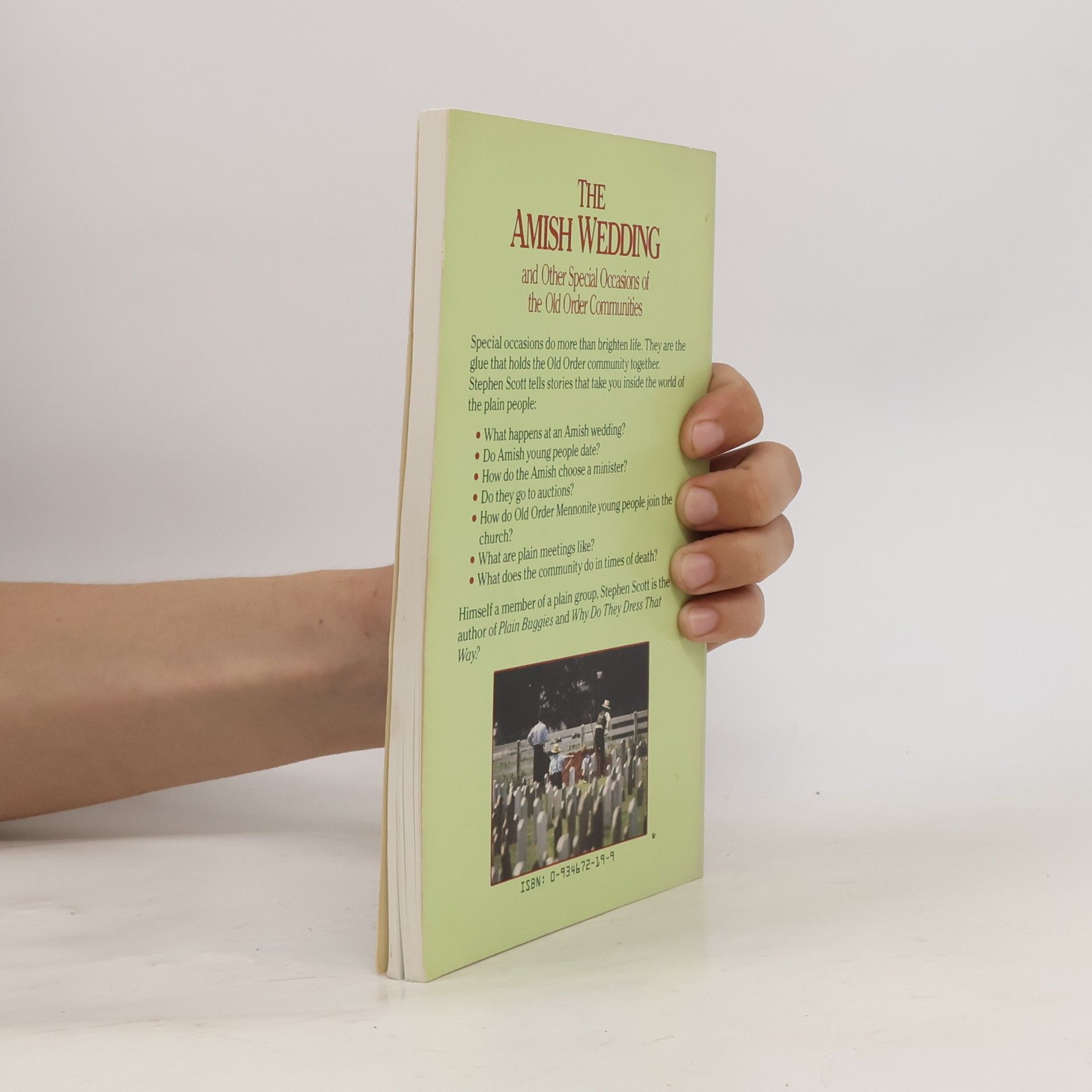 Stephen Scott The Amish Wedding and Other Special Occasions of the Old Order Communities