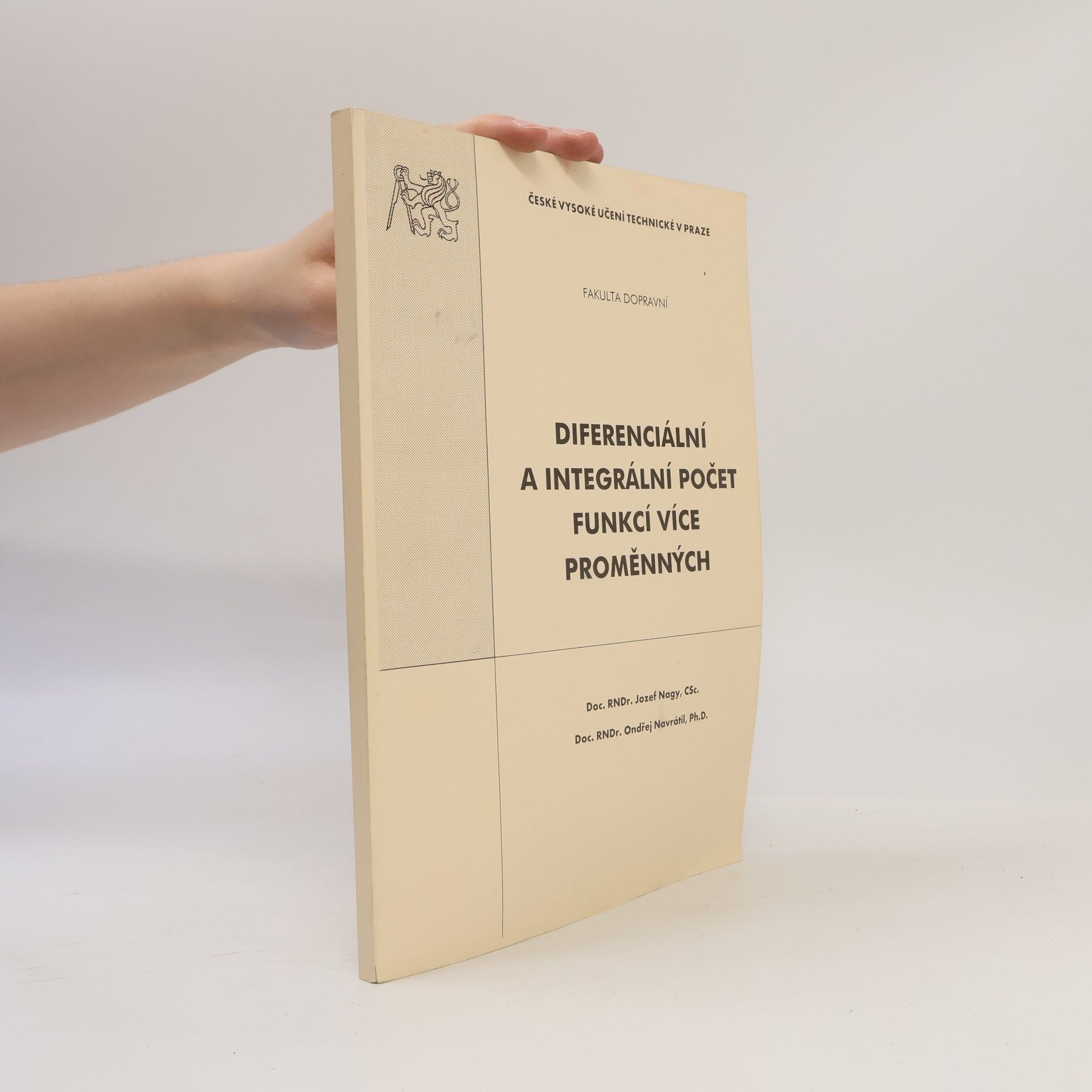 Ondřej Navrátil Diferenciální a integrální počet funkcí více proměnných