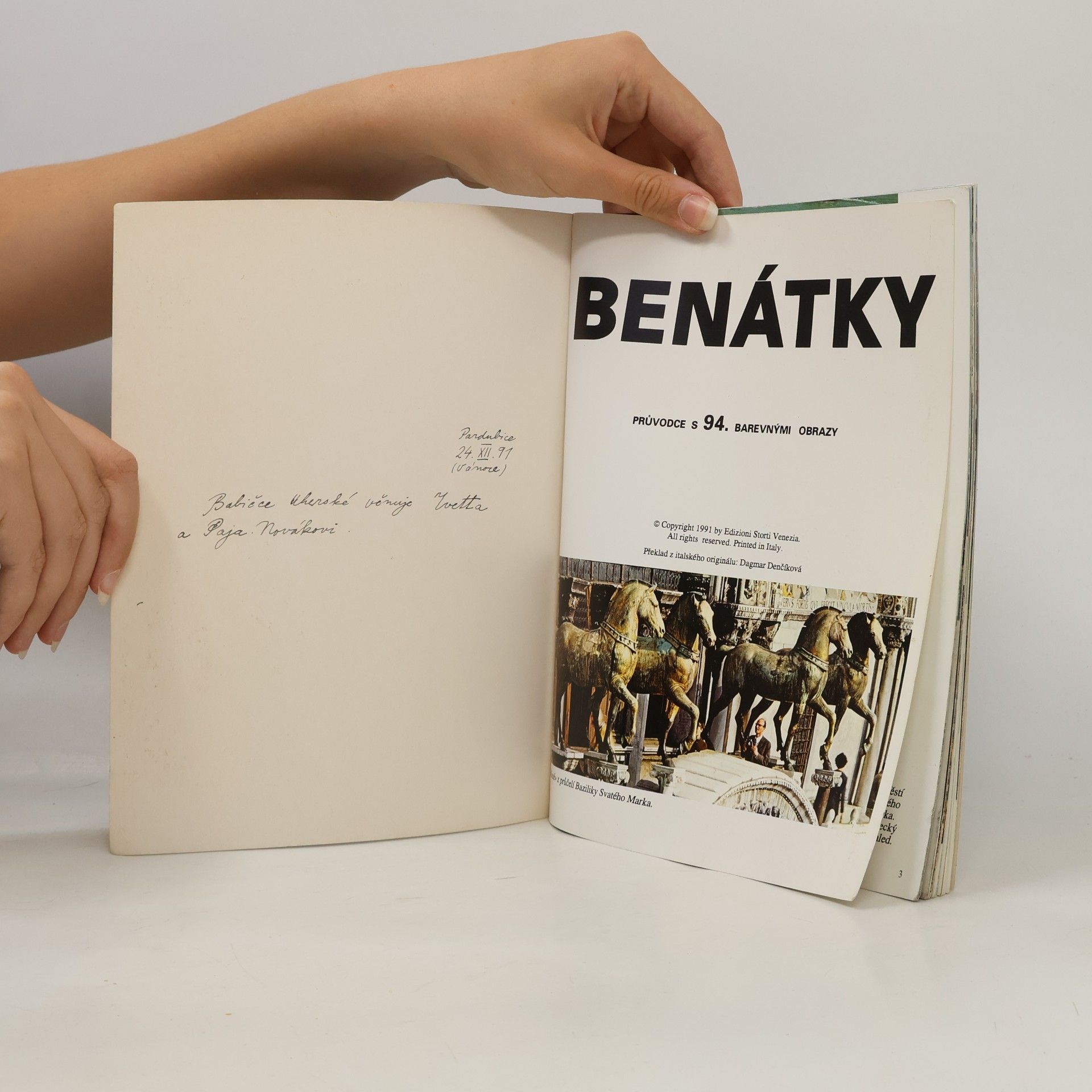 Dagmar Denčíková Benátky. 94 barevných vyobrazení