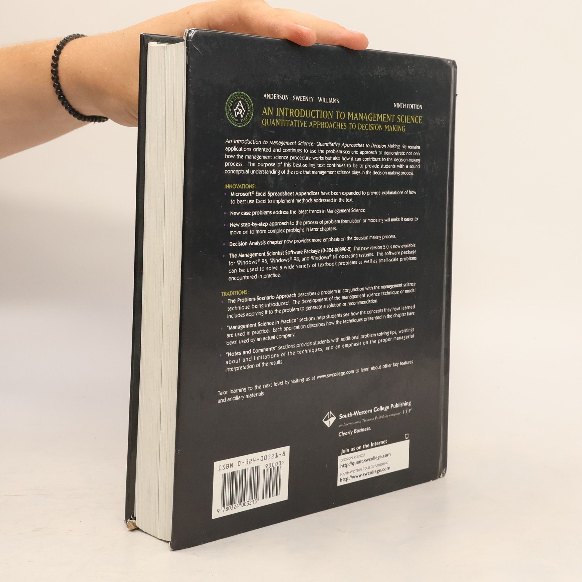 David R. Anderson An Introduction to Management Science. Quantitative Approaches to Decision Making