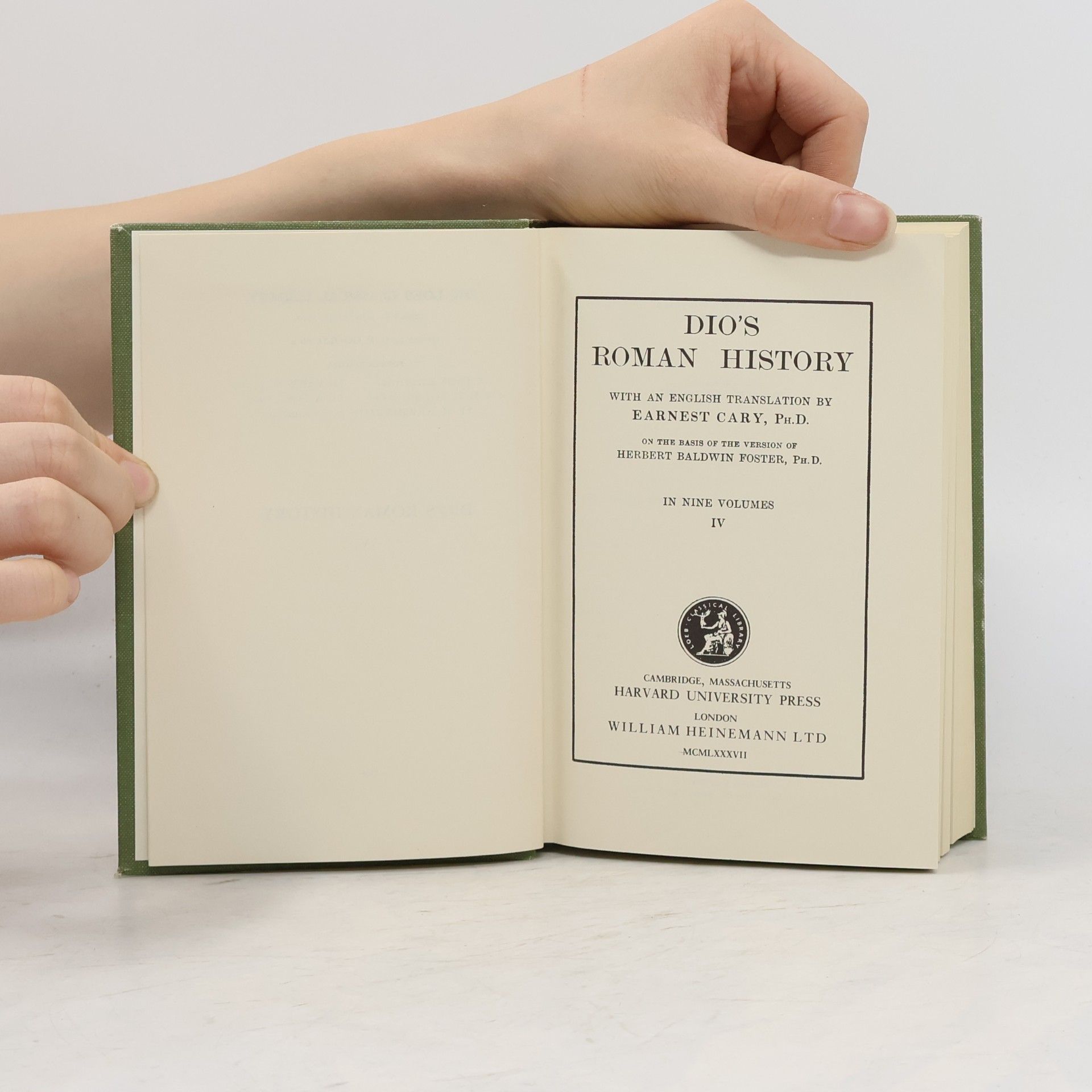 Dio Cassius Roman History