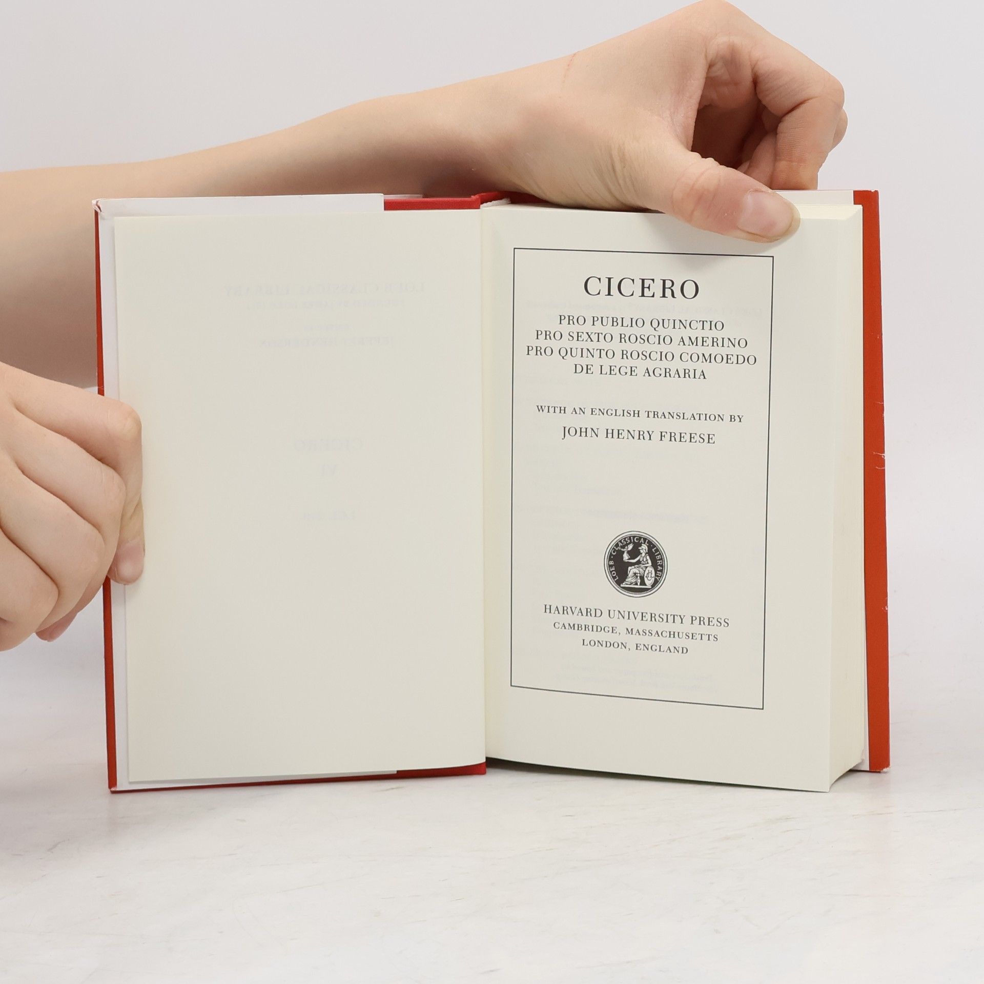 Cicero Orations VI