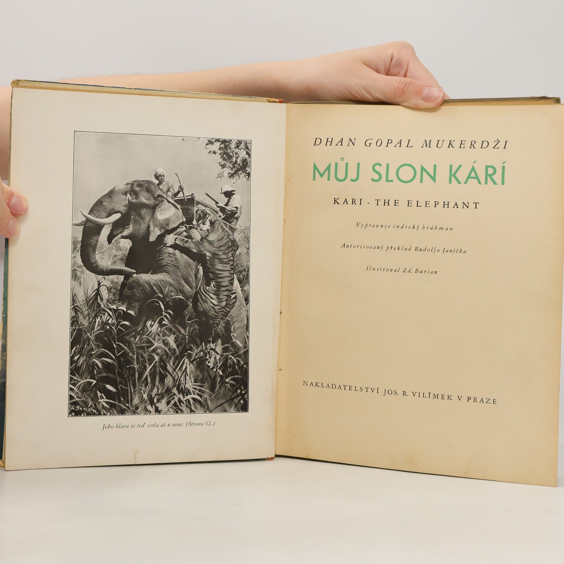 D. G. Mukerdži Můj slon Kárí