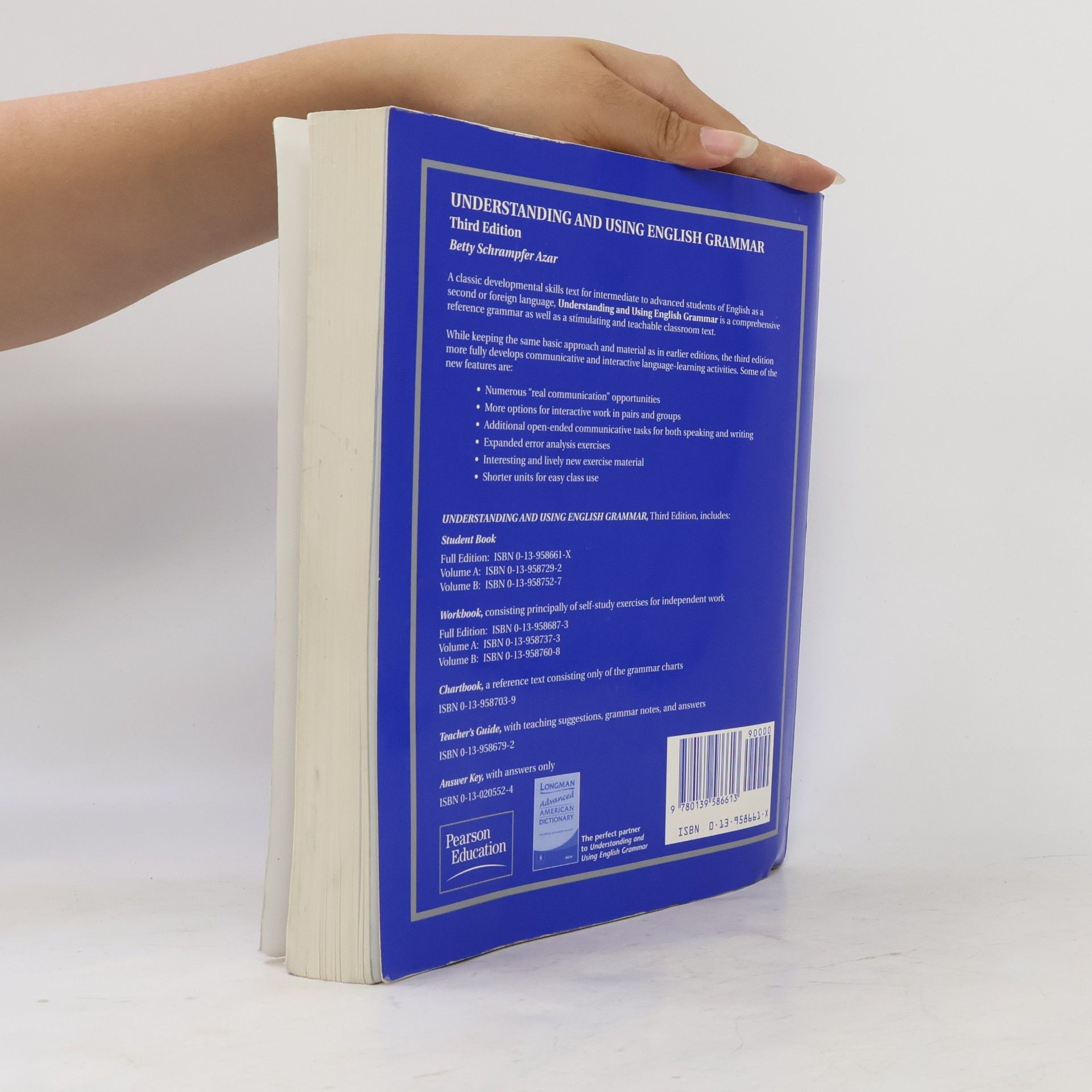 Betty Schrampfer Azar Understanding and using English grammar - Third Edition